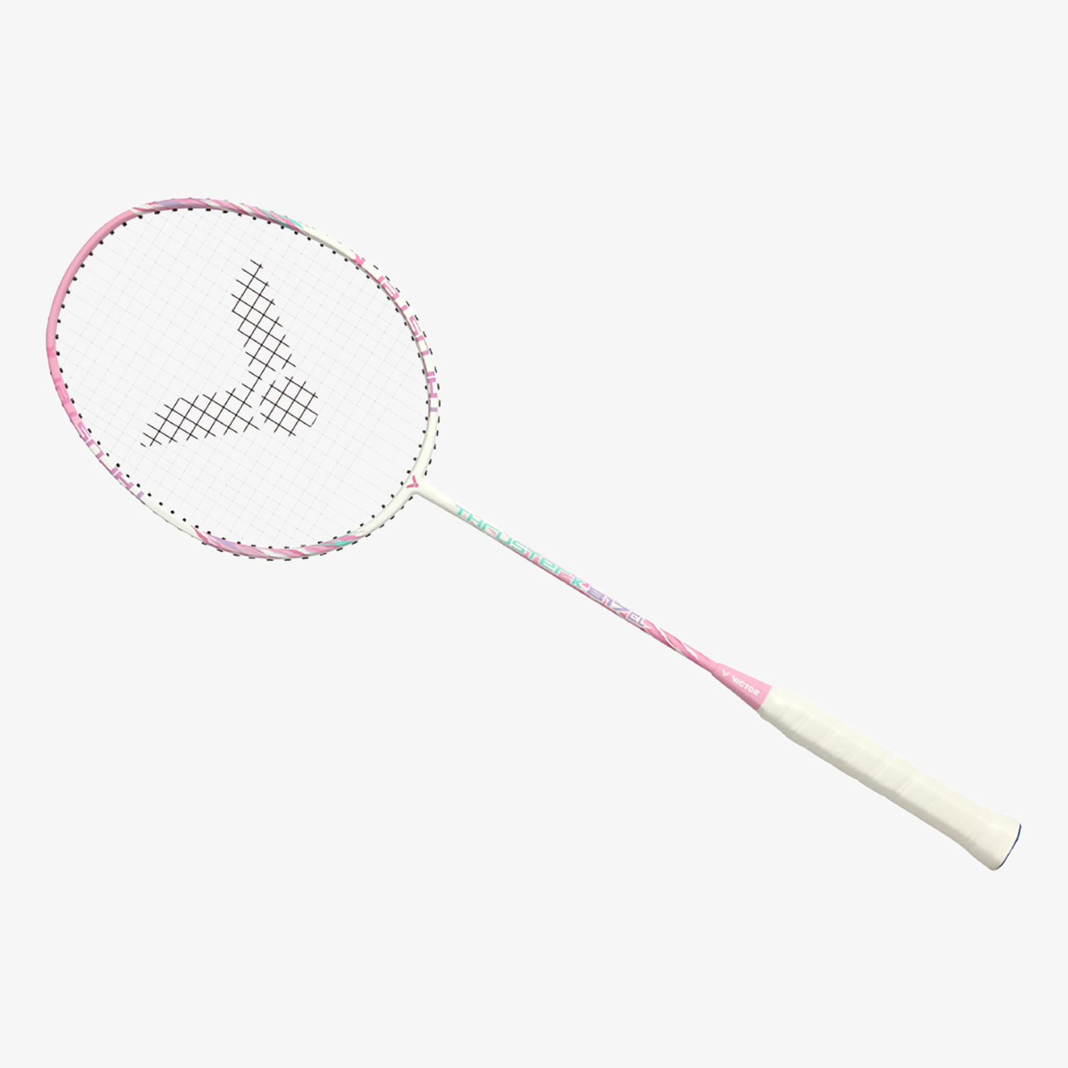Victor Thruster K 817CL Badminton Racket Pre-Strung (Pink) - Lightweight Carbon Fiber Shuttlecock Racket for Beginners & Advanced Players - Perfect for Training, Tournaments & Casual Play