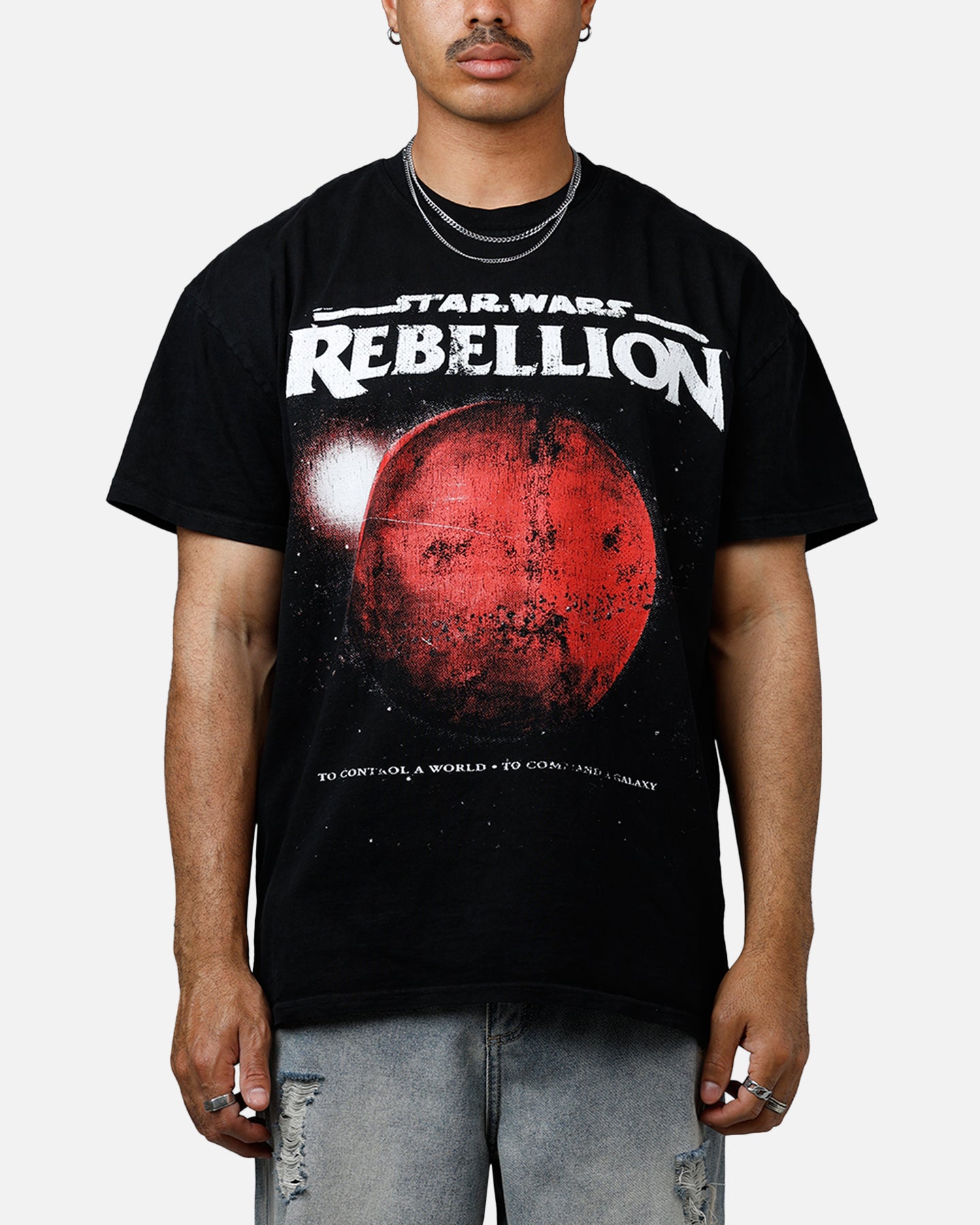 Star Wars Battlefront Rebellion Heavyweight T-Shirt - Black | Officially Licensed | Men's Graphic Tee for Gaming & Cosplay | Perfect for Fans & Collectors