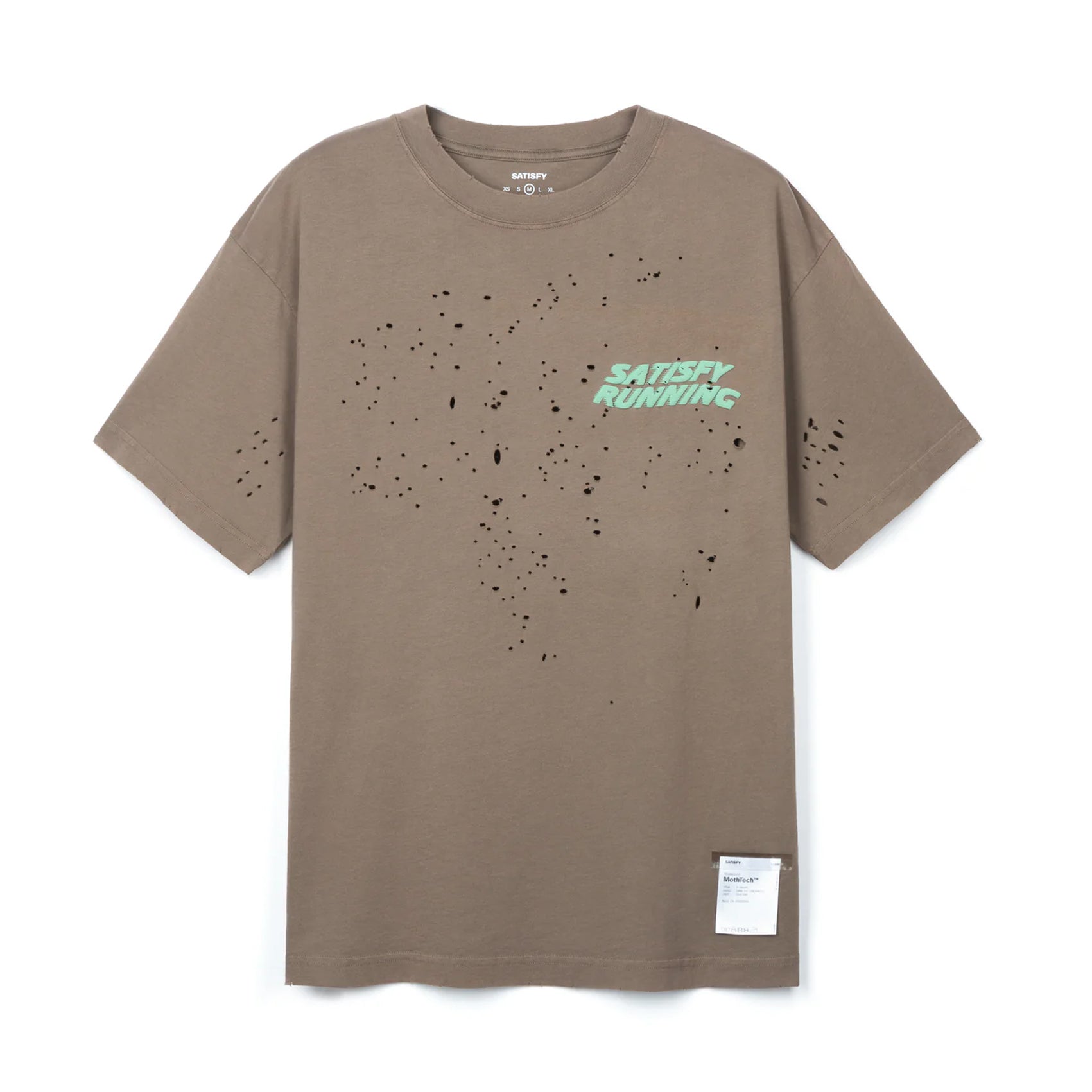 Men's Satisfy MothTech Running T-Shirt - Lightweight Performance Tee for Jogging, Gym & Outdoor Activities