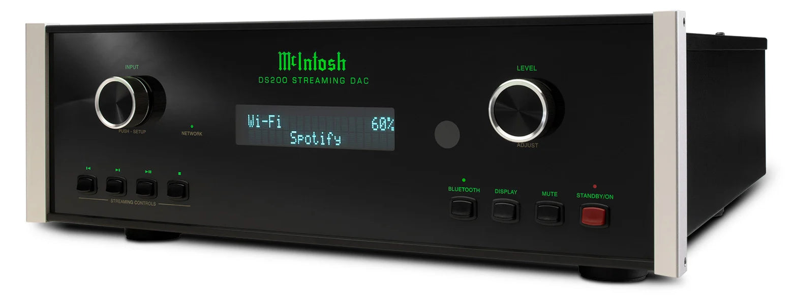 McIntosh DS200 High-Resolution Streaming DAC - Premium Digital-to-Analog Converter for Audiophiles - Perfect for Home Theater & Music Listening Systems