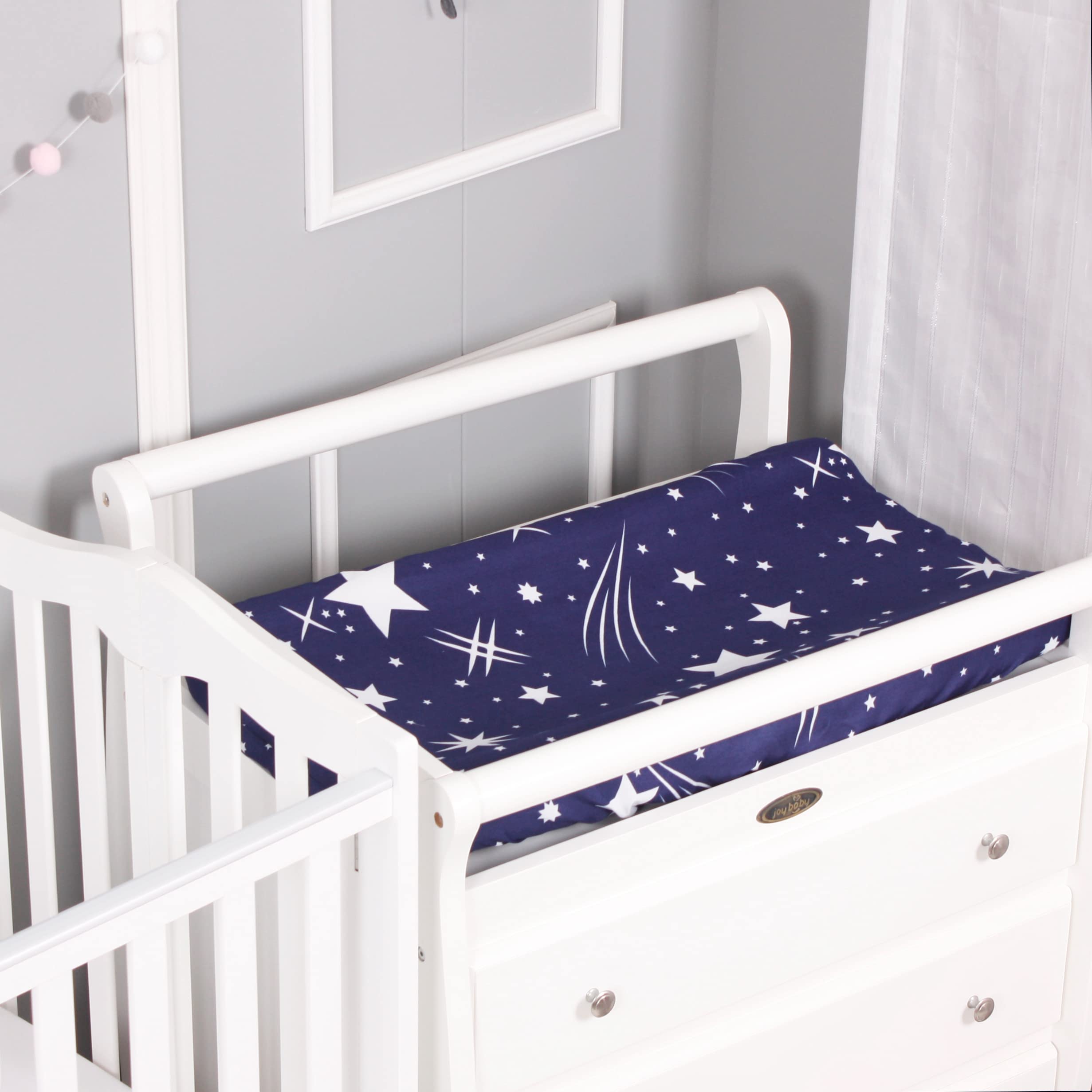 Belsden 3-Pack Soft Microfiber Changing Pad Covers for Baby Boys & Girls - 16