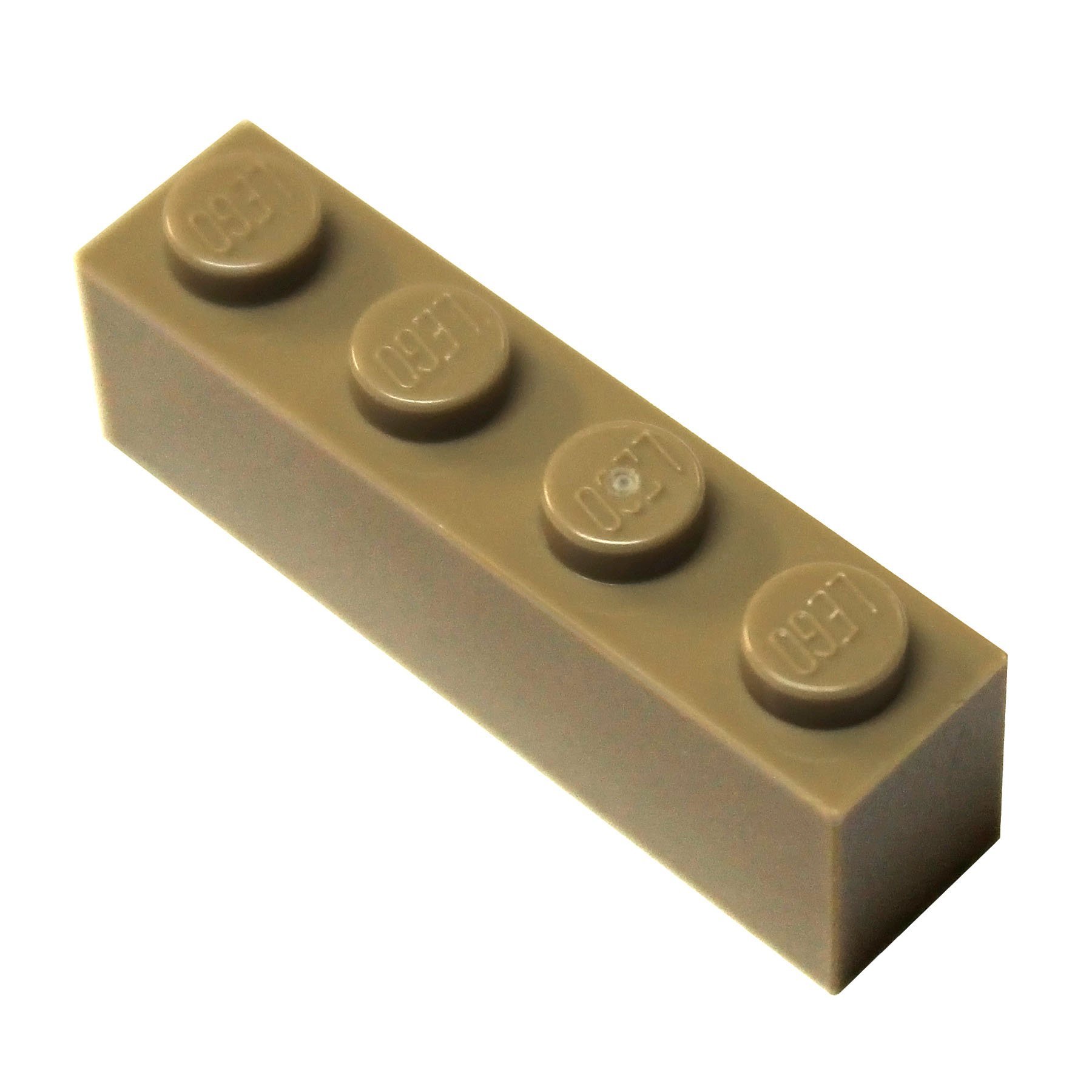 LEGO Dark Tan (Sand Yellow) 1x4 Brick - Pack of 20 Pieces for Building & DIY Projects | Compatible with All LEGO Sets | Perfect for MOCs, Home Decor & Creative Play
