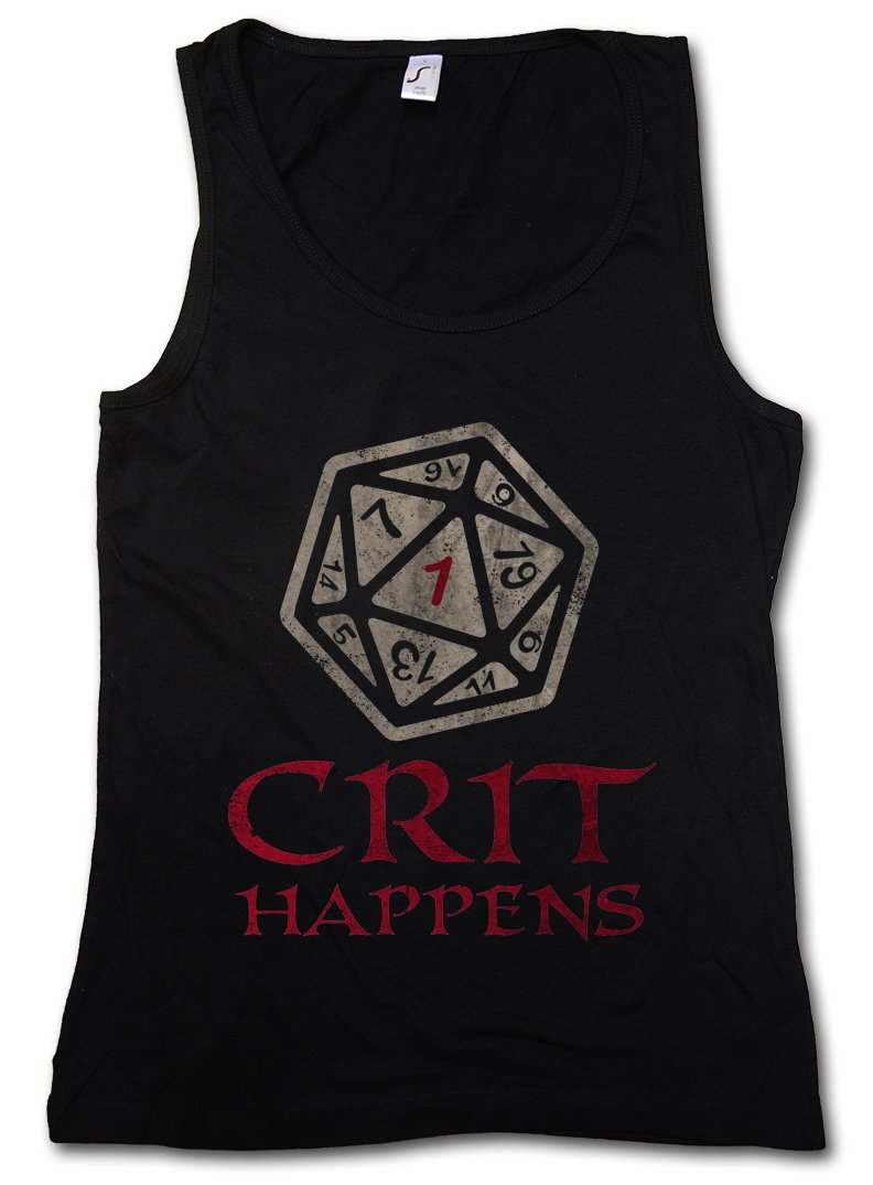 Urban Backwoods Crit Happens Women's Tank Top - Breathable Gym & Fitness Training Shirt for Workouts, Running & Yoga | Casual Streetwear Style