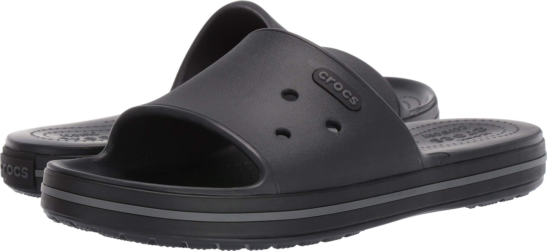 Crocs Unisex-Adult Crocband 3 Slide Sandals - Comfortable Waterproof Pool Slides for Men & Women - Perfect for Beach, Pool, Shower & Indoor Outdoor Wear