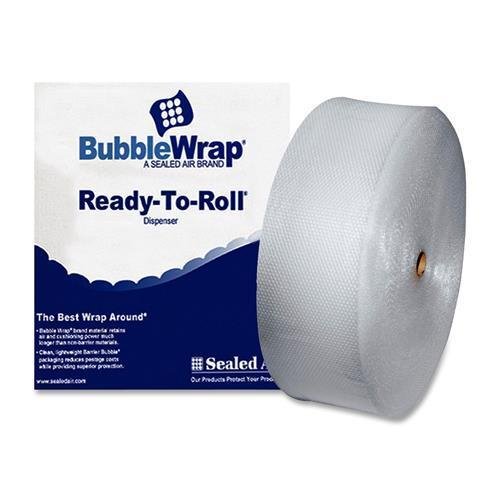 Sealed Air Cushion Wrap - Protective Packaging for Shipping & Moving - Bubble Wrap for Fragile Items, Electronics & Home Goods - 12