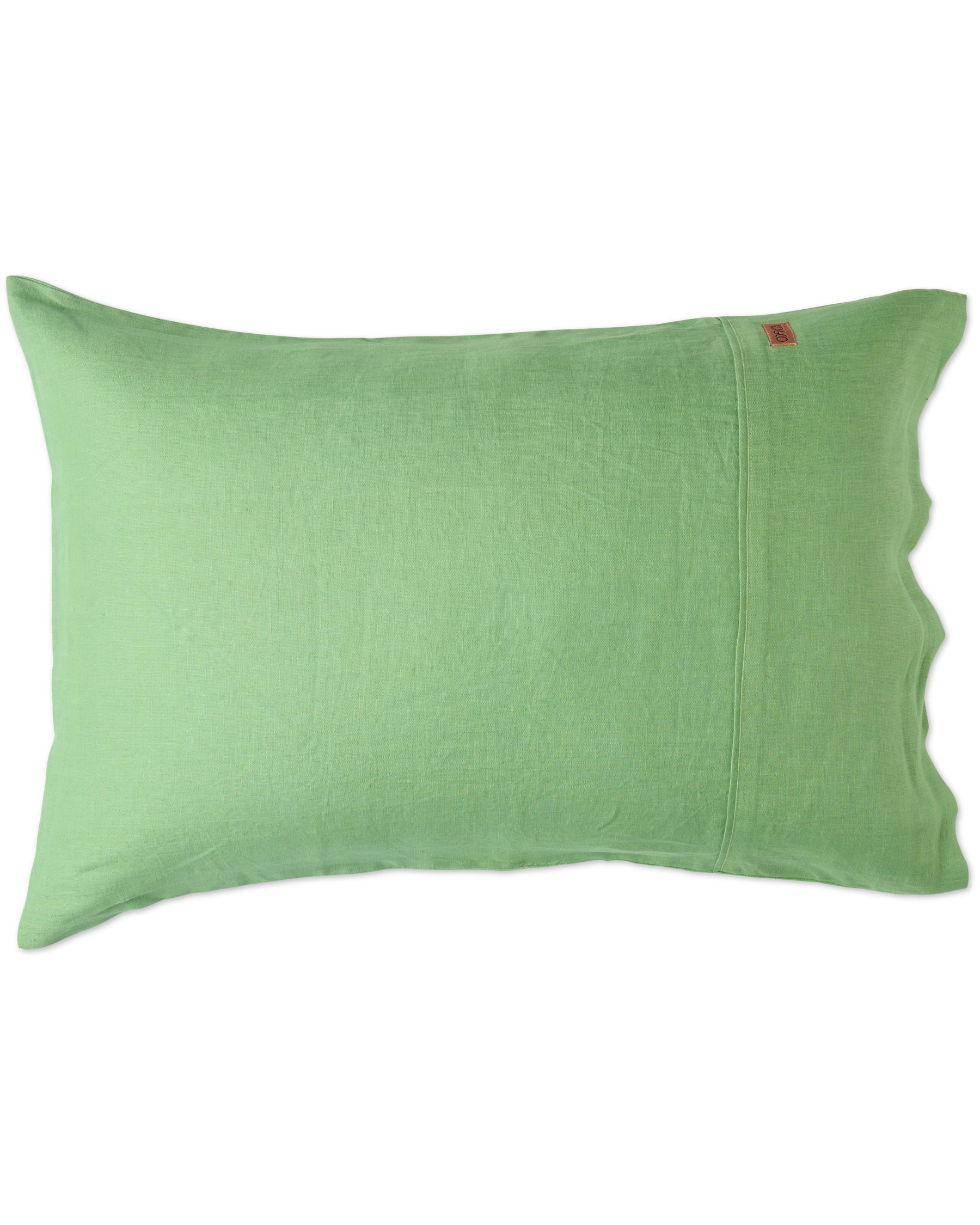 Organic Green Tea Linen Pillowcase Set of 2 - Breathable & Hypoallergenic Bedding for Better Sleep - Perfect for Hot Sleepers, Allergy Relief & Spa Night Self Care