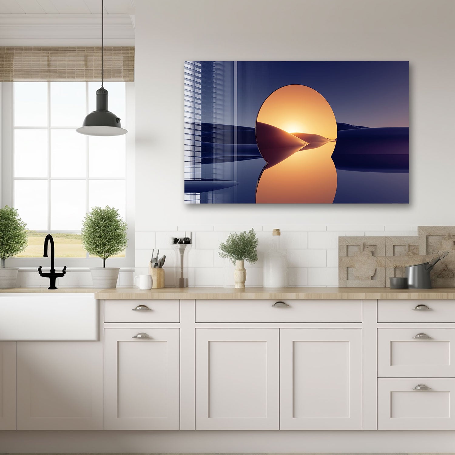 Abstract Golden Mirror - Modern Decorative Wall Art for Home & Office - Perfect for Living Room, Bedroom, or Office Decor