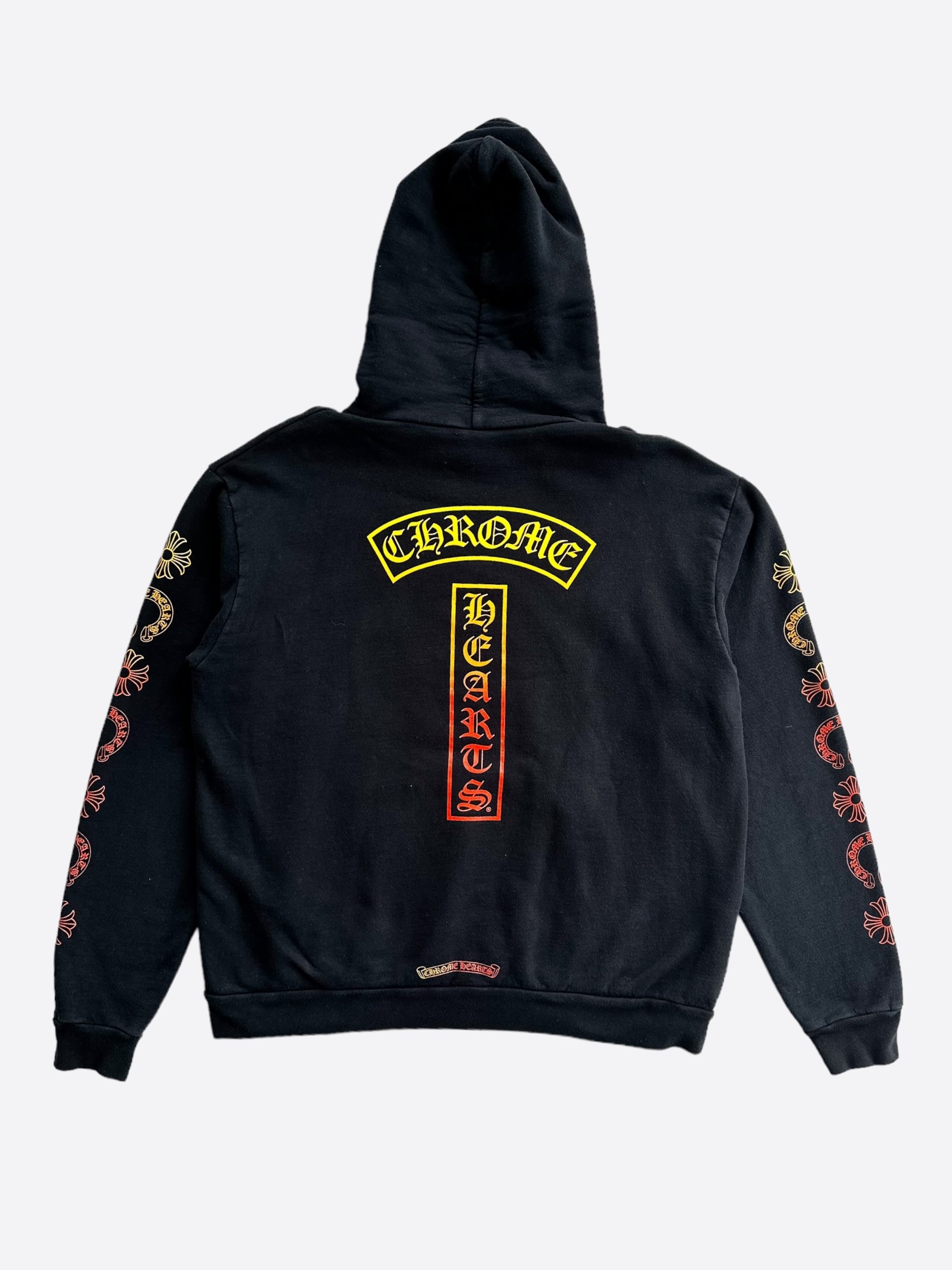 Chrome Hearts Black Sunset Gradient T-Bar Hoodie - Stylish Unisex Pullover for Streetwear & Casual Outfits | Perfect for Daily Wear, Parties & Fashion Events