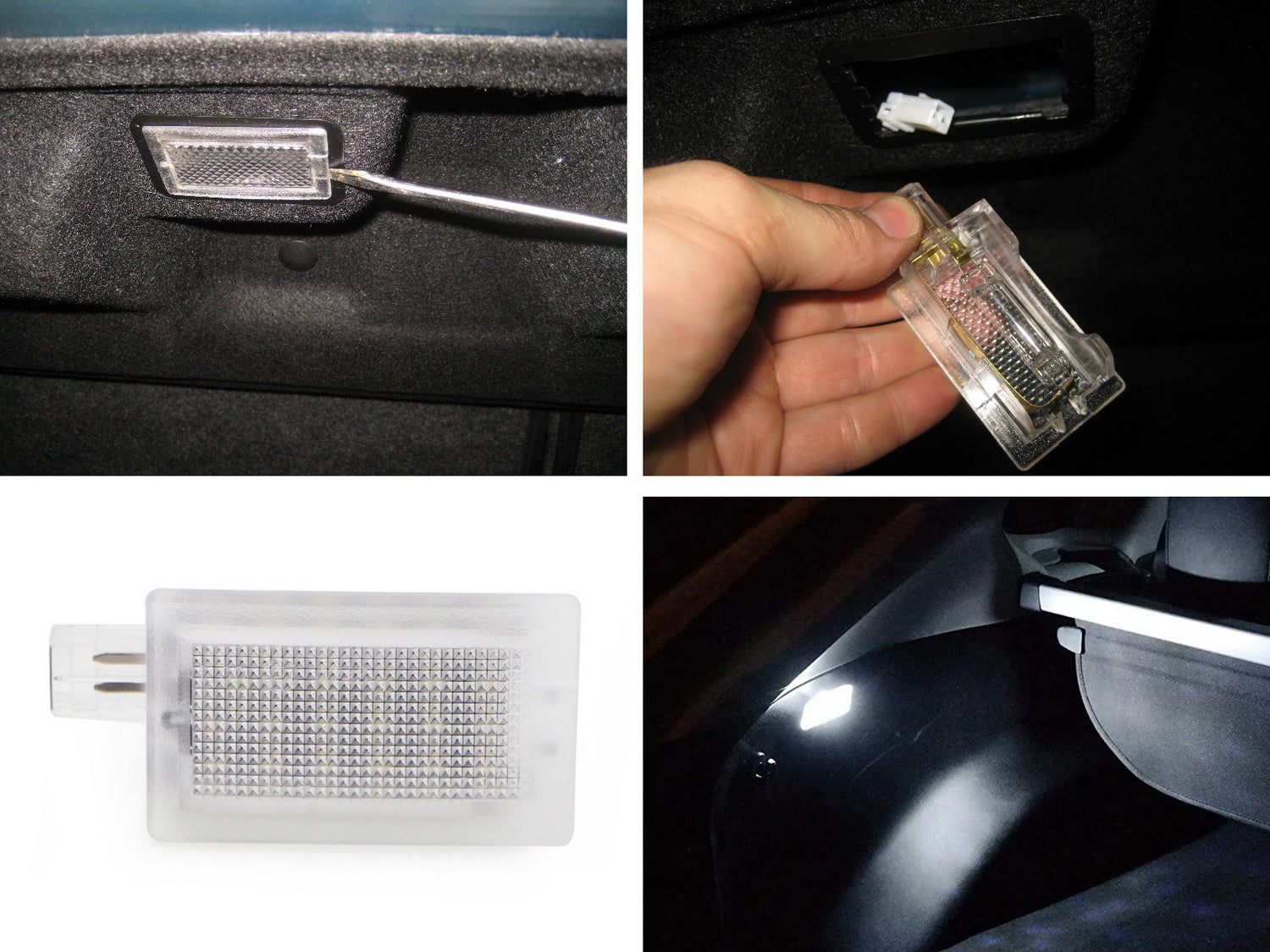 2W LED Trunk Cargo Area Light for Dodge Challenger Charger Dart Chrysler 200 300 - Bright Interior Lighting for Nighttime Loading & Organization