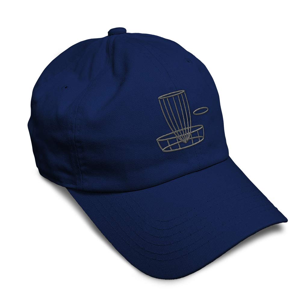 Speedy Pros Soft Baseball Cap - Grey Cotton Embroidered Disc Golf Hat for Men & Women | Outdoor Sports & Casual Wear
