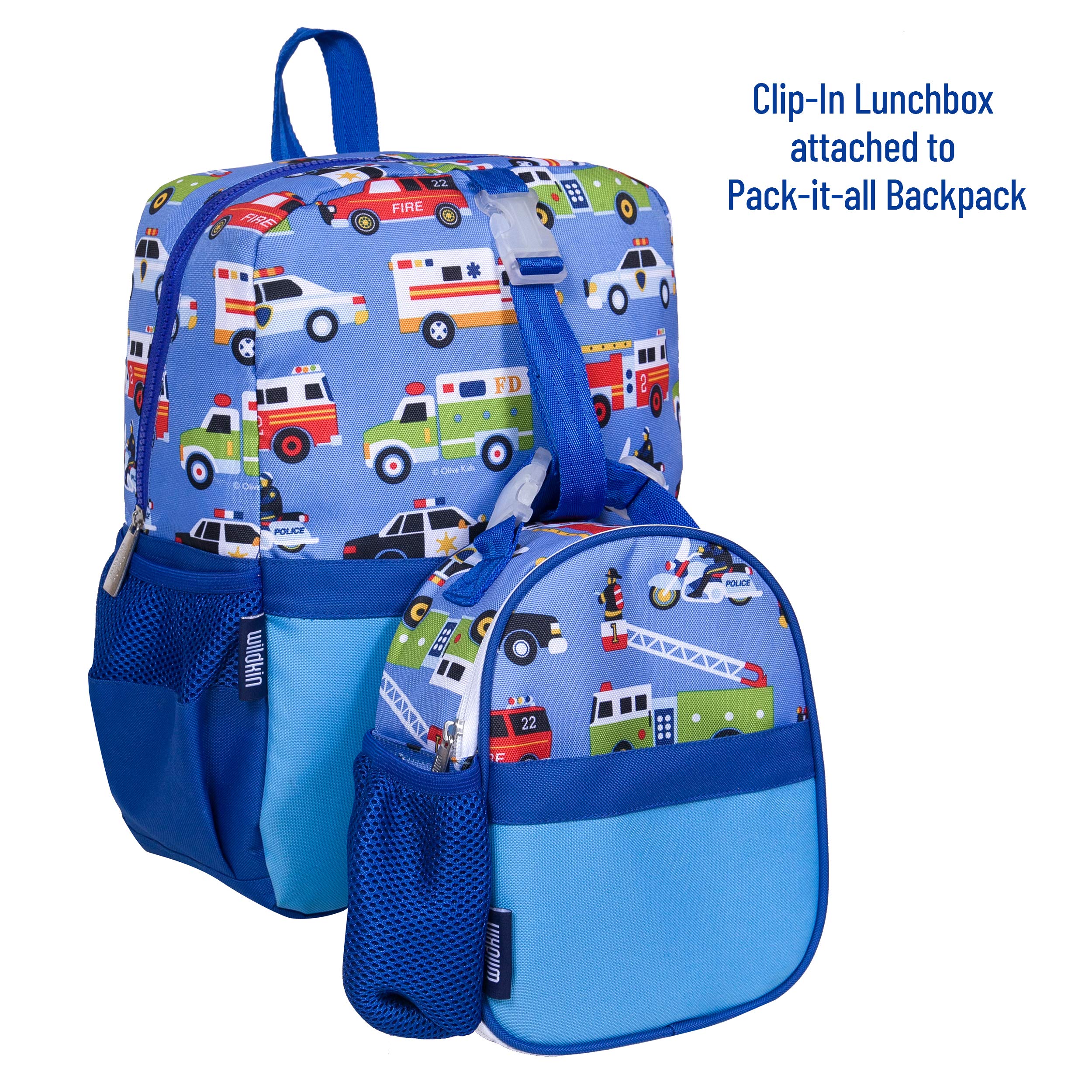 Wildkin Insulated Kids Lunch Box with Clip - Leak Proof & BPA Free, Perfect for School, Travel & Picnics - Superhero Design for Boys & Girls