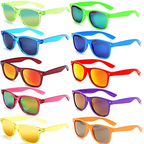 Colorful Frame+mix Mirror Lens 10 Pack a