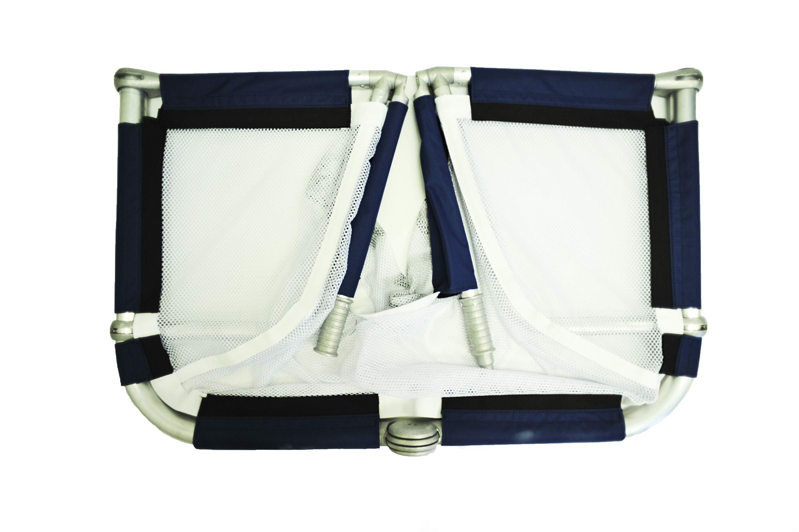 Alpha Goal - Portable Aluminum Folding Soccer Goal with Carry Bag - Perfect for Backyard, Training & Youth Soccer Practice