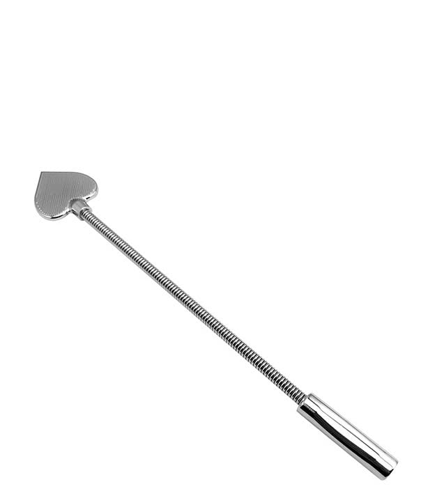 Metal Spanking Paddle - SM Bondage Whip for Couples, BDSM Toy with Heartbeat Design - Perfect for Sensual Play & Flirting in the Bedroom