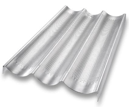 Nonstick Perforated French Loaf Pan - Professional Bread Baking Tool for Homemade Baguettes, Sourdough & Artisan Bread | Perfect for Home Bakers & Commercial Kitchens