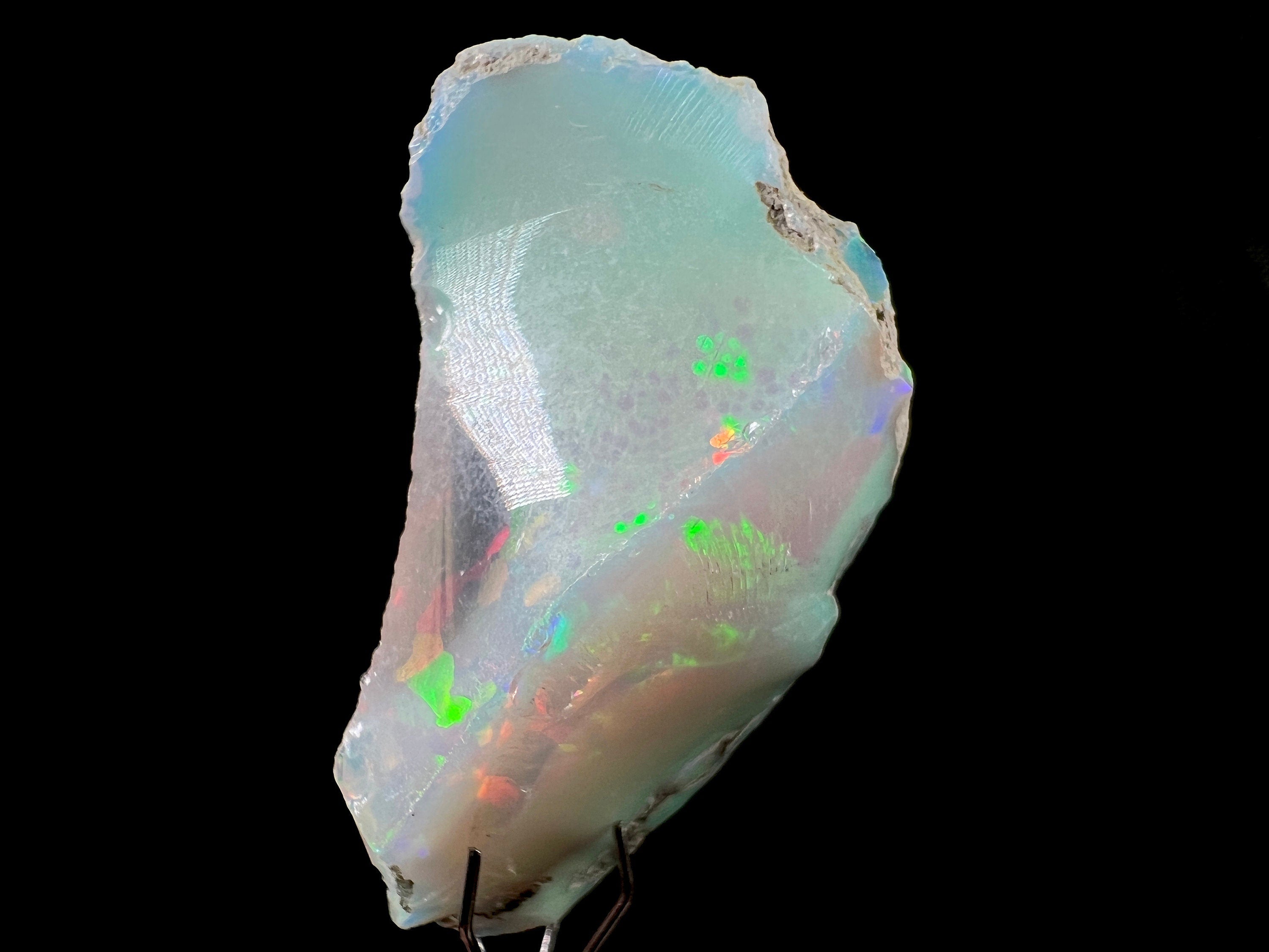 Natural 4A Welo Opal Raw Crystal - Premium Cutting Grade Opal Gemstone, October Birthstone (50143) for Jewelry Making, Healing Crystals & Collectibles