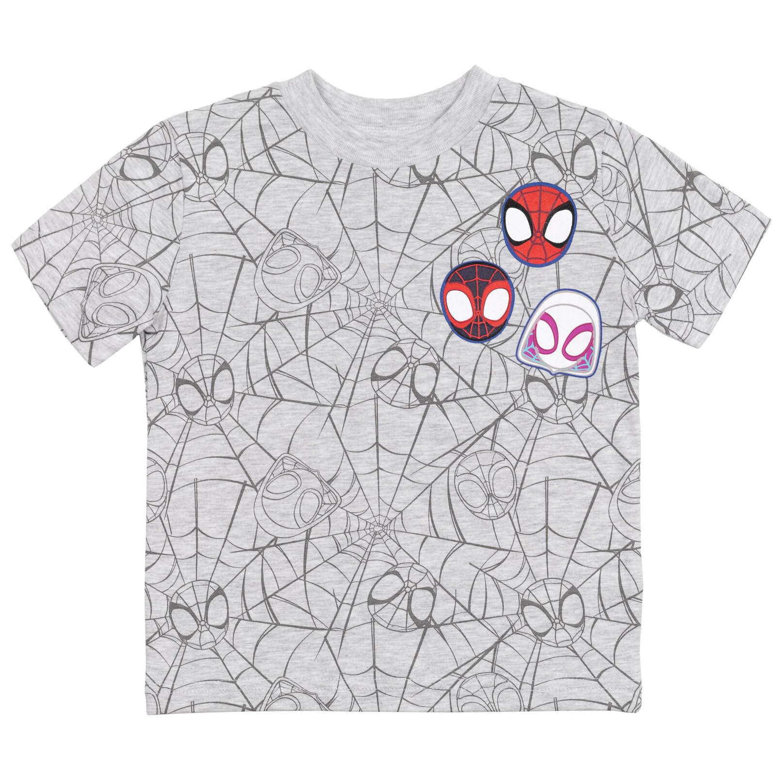 Marvel Avengers Spider-Man Iron Man Thor 3 Pack Graphic T-Shirts for Kids - Toddler to Big Kid Sizes - Superhero Costume Party, School, Playdate & Everyday Wear