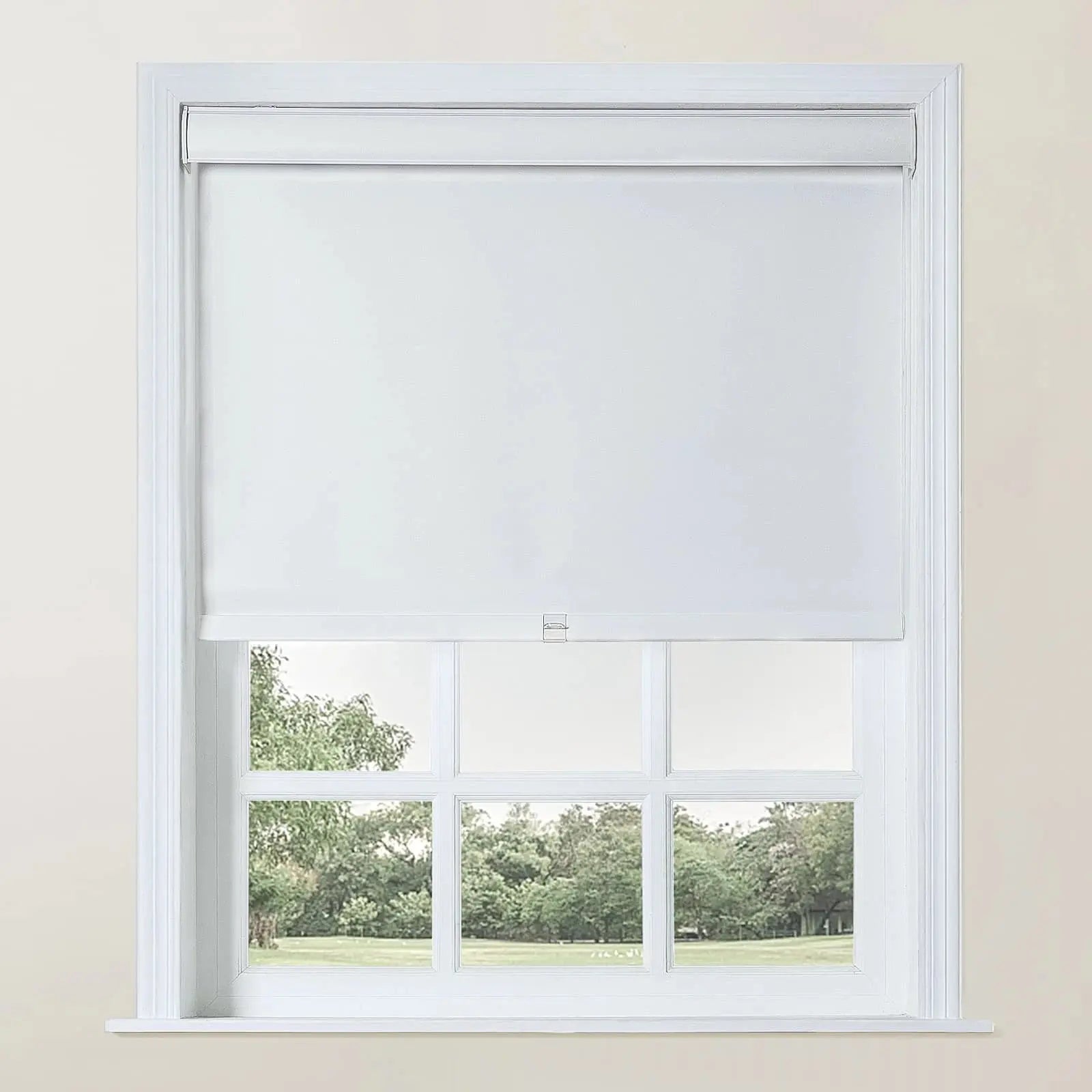 Alvin Cordless Blackout Roller Shades - Waterproof & Light Blocking Window Coverings for Bedroom, Nursery & Home Theater