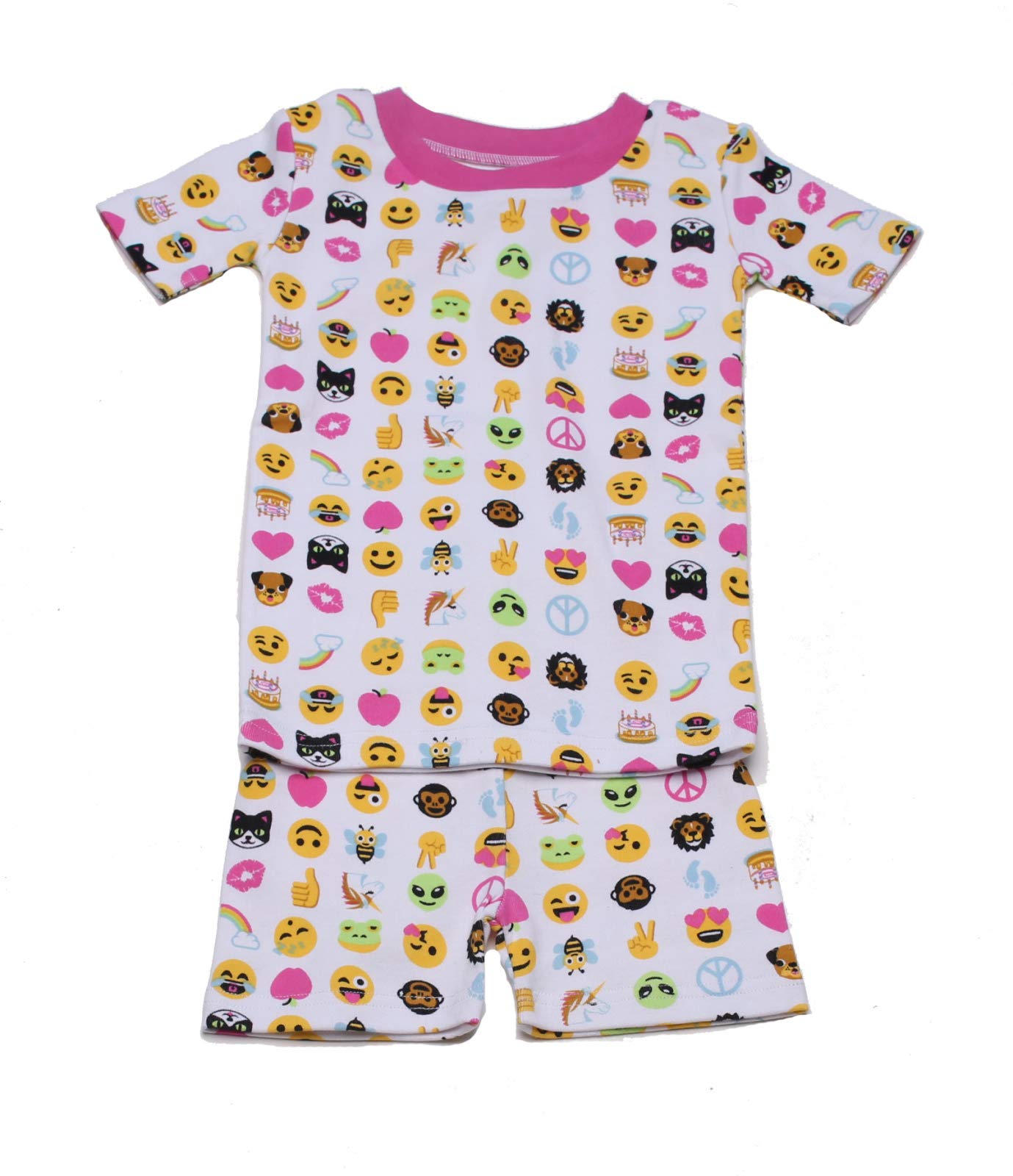 Organic Cotton Pajama Short Set for Girls - Soft & Breathable Kids' Sleepwear | Perfect for Summer Nights & Sleepovers