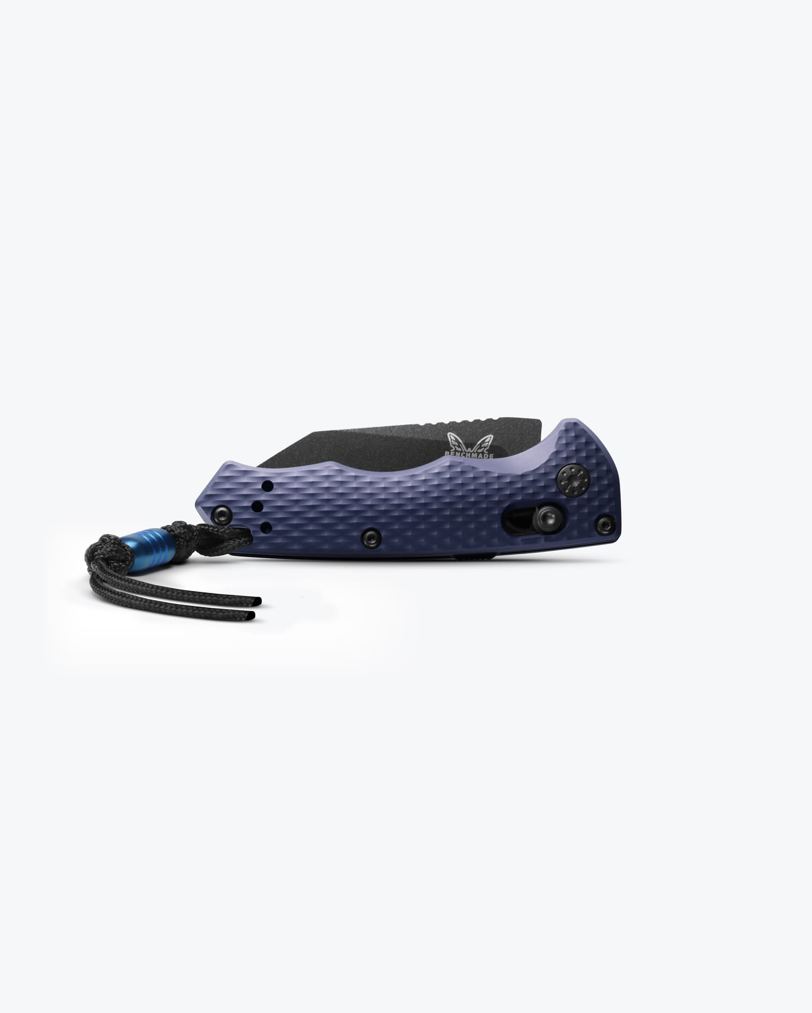 Auto Immunity™ Crater Blue Aluminum Wharncliffe Pocket Knife - EDC, Camping & Outdoor Survival Gear