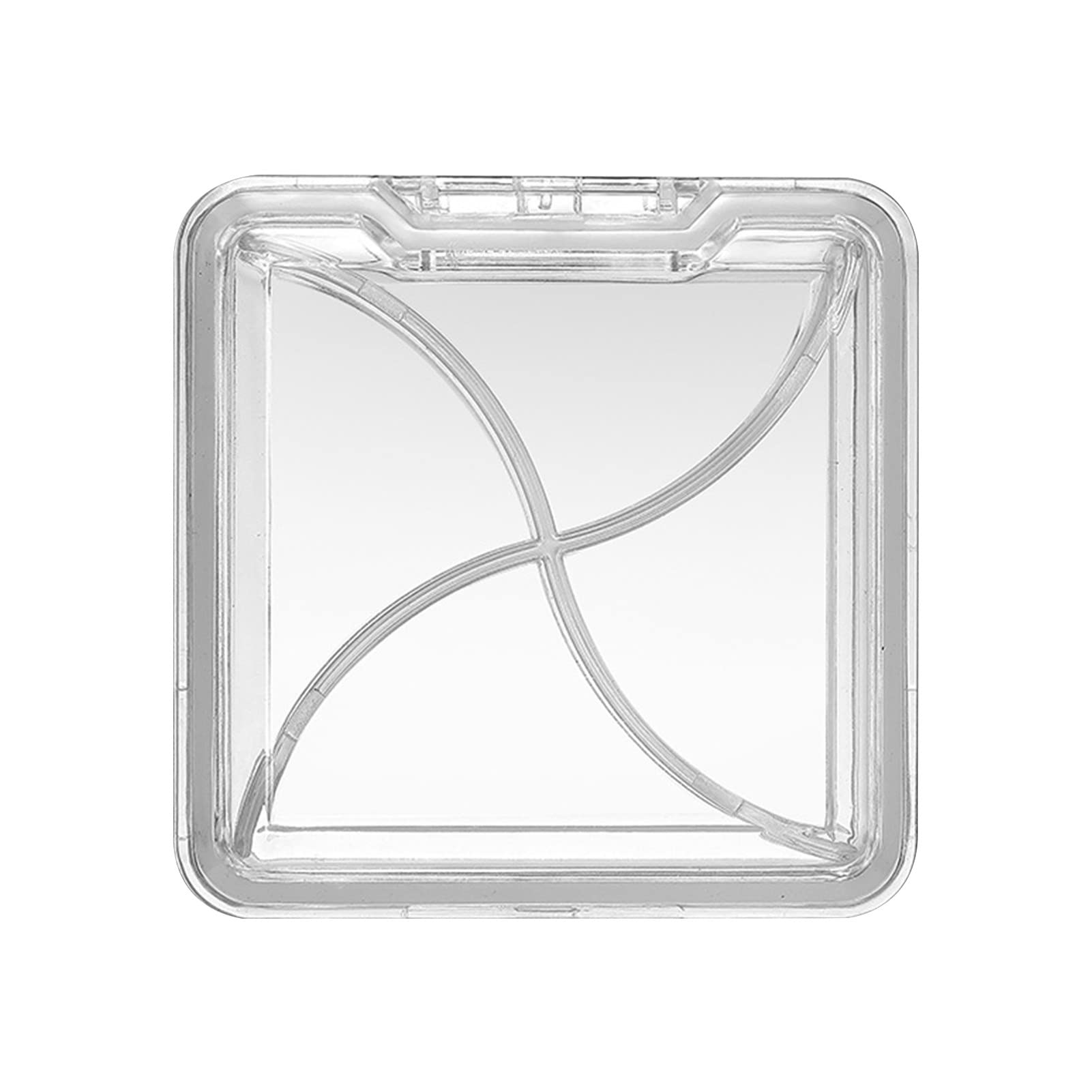 4-Compartment Weekly Pill Organizer Box - Compact PC Tablet Case for Vitamins, Supplements & Medication - White | Perfect for Travel, Home & Office Use