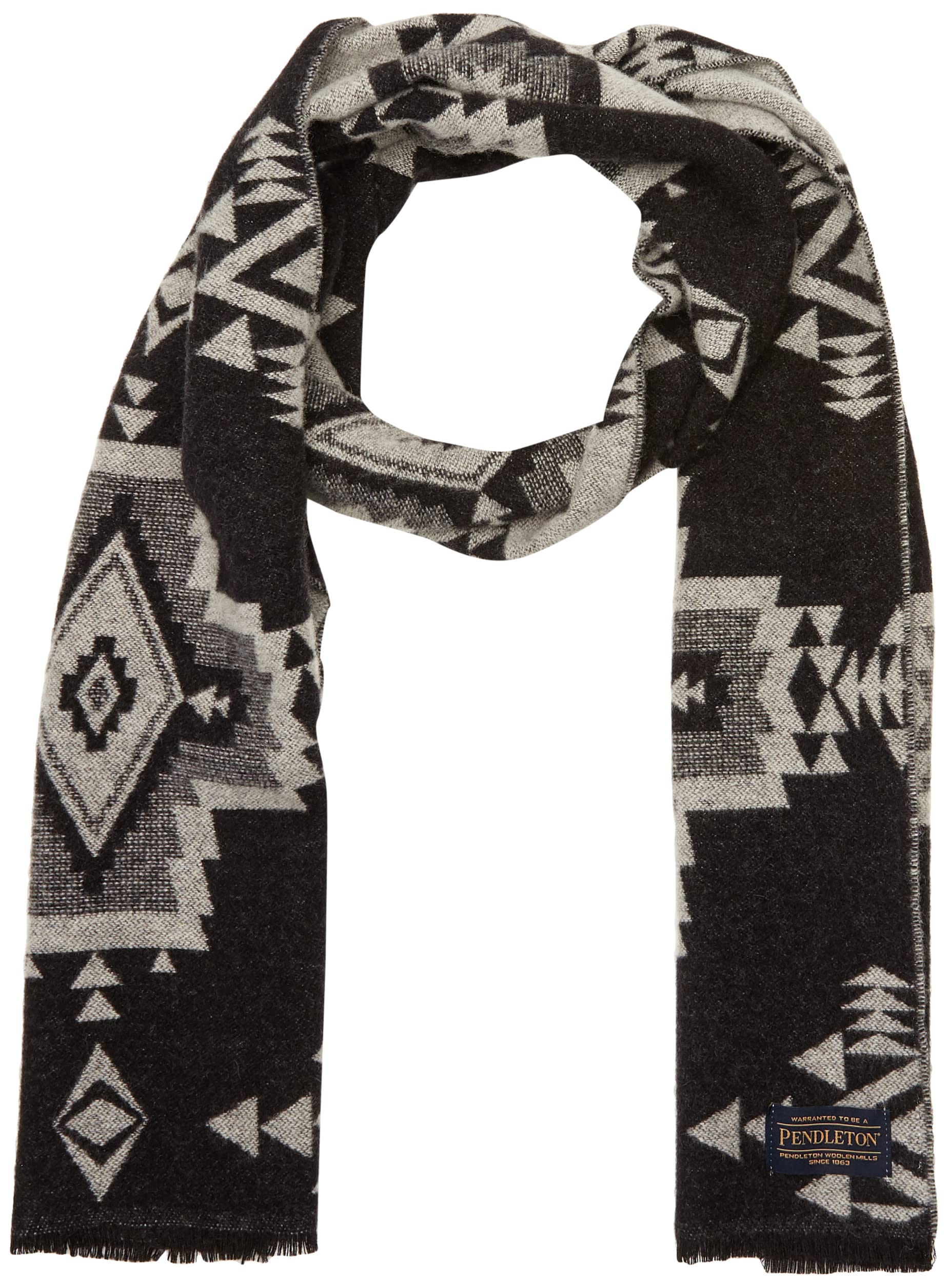 PENDLETON Women's Jacquard Scarf - Soft Wool Blend Fashion Accessory for Fall & Winter - Perfect for Outdoor Activities, Travel, and Gift Giving