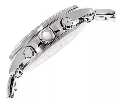 Casio MTP 1275 7A Men's Stainless Steel Watch with Date Display - Gray Dial for Business, Casual & Everyday Wear