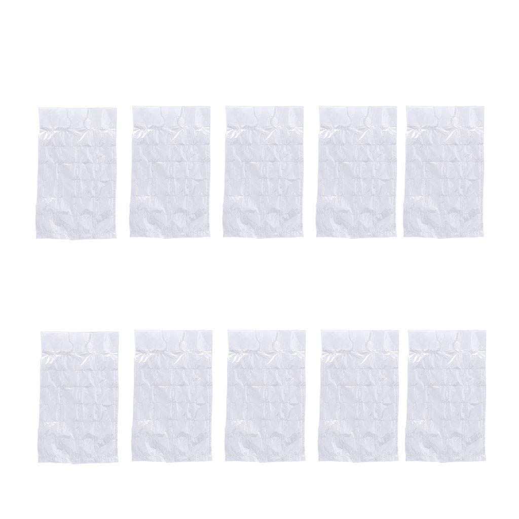 Clear Plastic Ice Bags - Reusable Storage Bags for Popsicles, Kitchen, Dining & Bar Organization | Jewelry Cleaning Solution | One Size Fits All | Perfect for Food Storage, Party Supplies & Travel Accessories