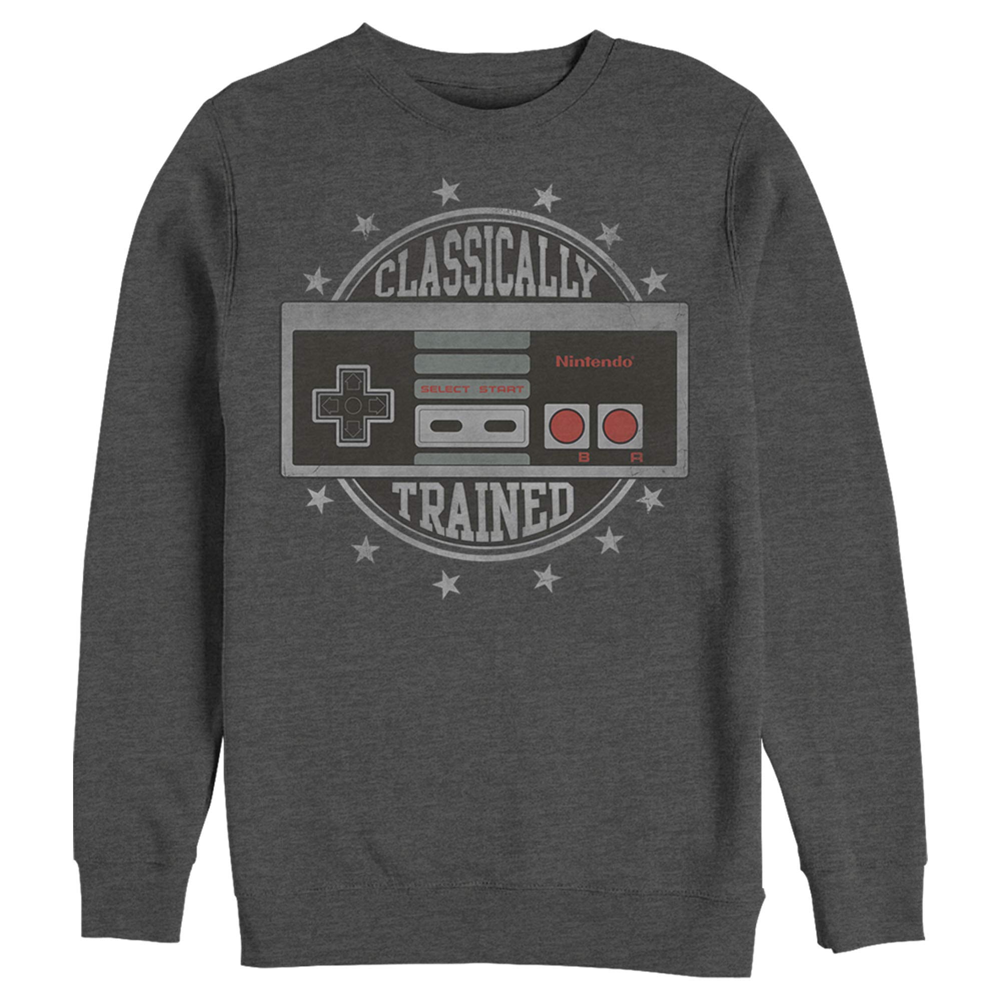 Nintendo Classic Gaming Sweatshirt for Men - Retro Video Game Inspired Pullover Hoodie for Casual Wear & Gamer Enthusiasts