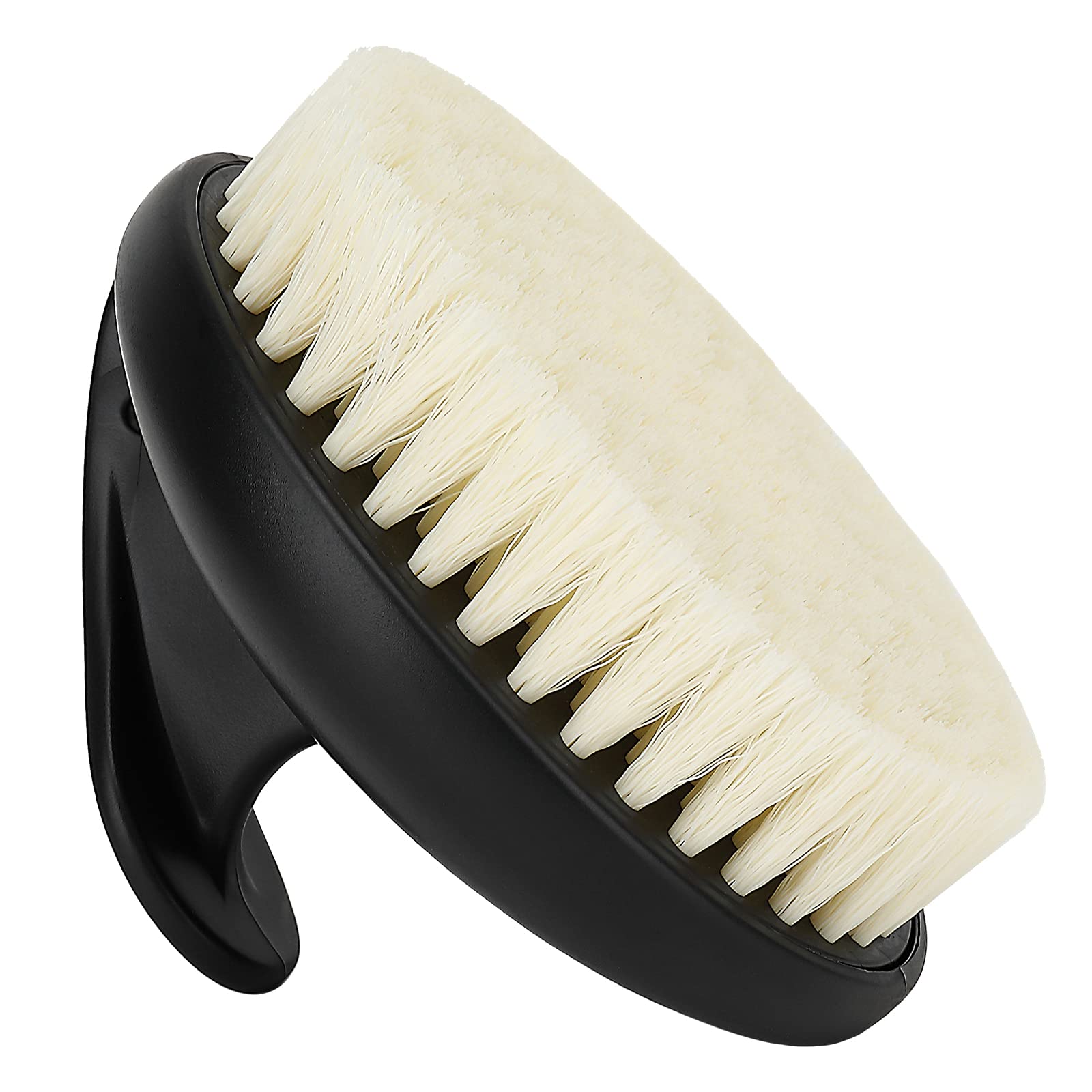 Dry Brushing Body Exfoliating Brush - Anti-Slip Shower Scrubber for Deep Cleansing, Skin Softening & Improved Circulation - Mold-Resistant Body Brush to Reduce Ingrown Hairs (1 Pack, Black) - Perfect for Spa, Self-Care & Detox Routines