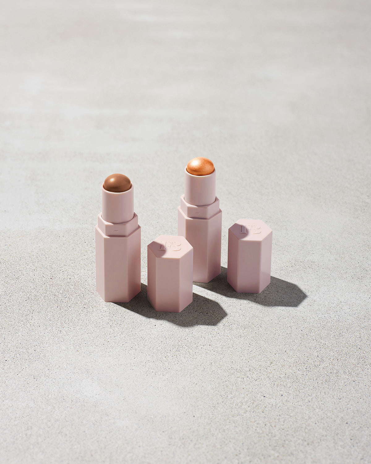 Mini Match Stix Duo Contour & Highlighter Set - Medium Shade for Natural Face Sculpting | Perfect for Everyday Makeup & On-the-Go Touch Ups