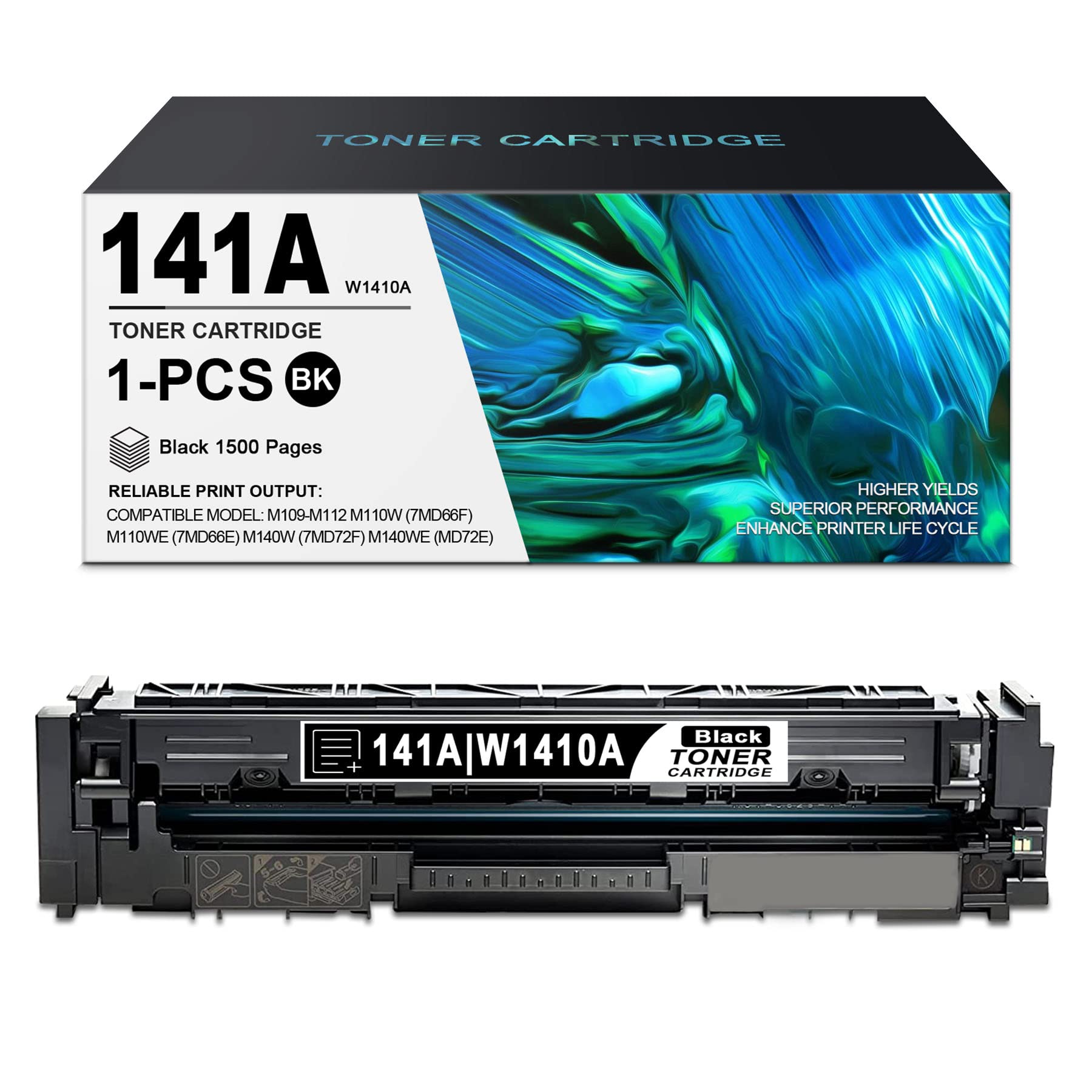 Compatible W1410A Toner Cartridge Replacement for HP M110we M140w M140we MFP M139-M142 M110w Printers - Black (1 Pack) | High-Quality Printer Toner for Home & Office Use
