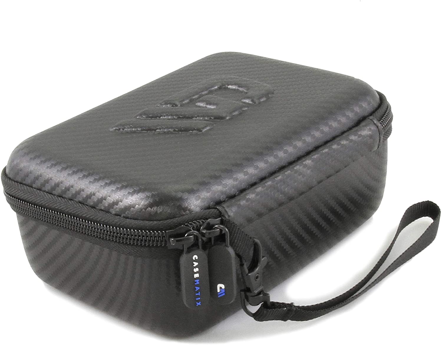 CASEMATIX Travel Case with Wrist Strap for Blinger Deluxe Set - Storage Organizer for Hair Jewels, Nail Gems & Children's Accessories - Perfect for Travel, Parties & DIY Beauty Projects