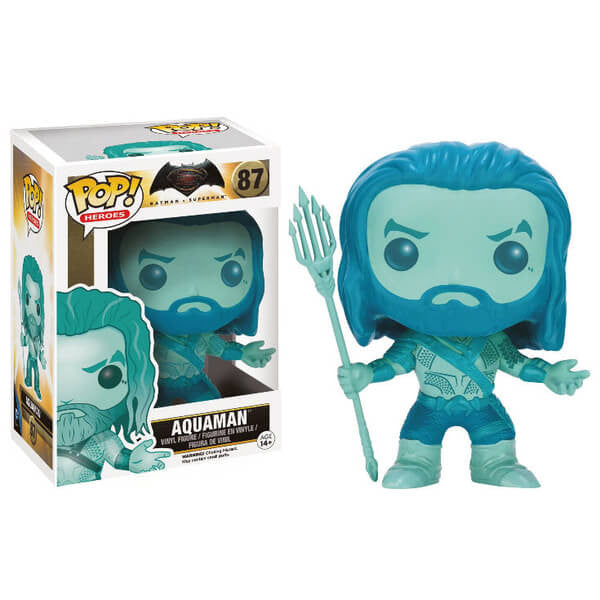 DC Comics Pop! Vinyl Batman v Superman Aquaman Figure - Collectible Superhero Toy for Fans & Decor - Perfect for Display, Gifts & Comic Book Collections