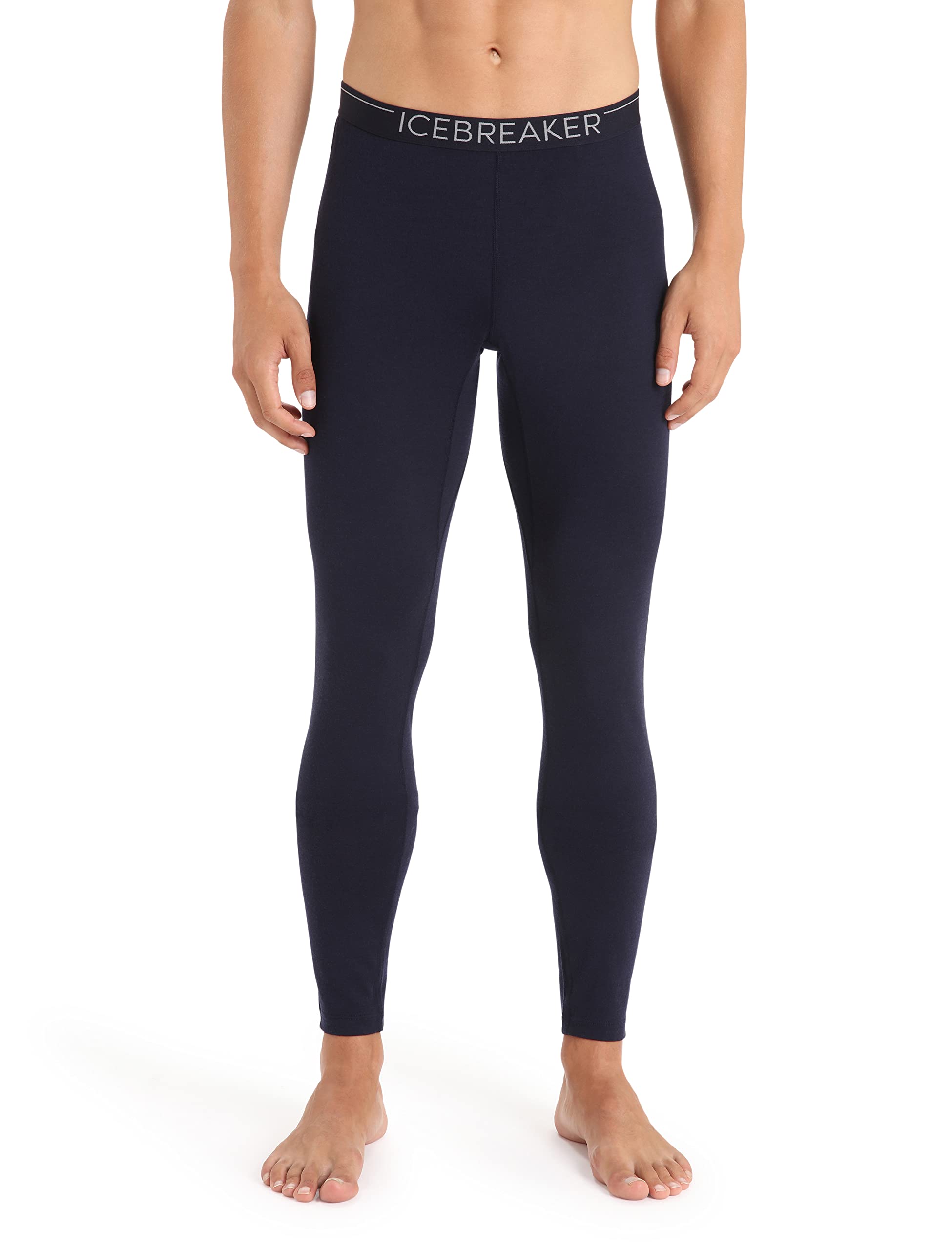 Icebreaker Merino Men's 200 Sonebula Base Layer Leggings - Warm Thermal Underwear for Hiking, Skiing & Winter Outdoor Activities