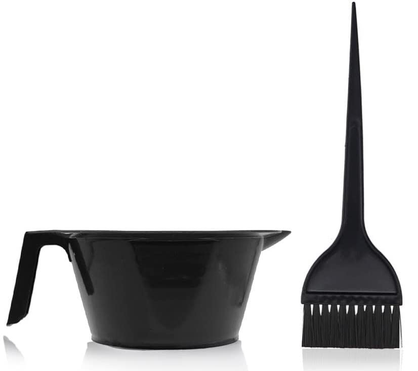 MYYNTI Hair Dye Brush and Bowl Set - Professional Hair Coloring Applicator Kit for Home & Salon Use - Perfect for Men & Women (2-Pack) - DIY Hair Coloring & Root Touch-Ups