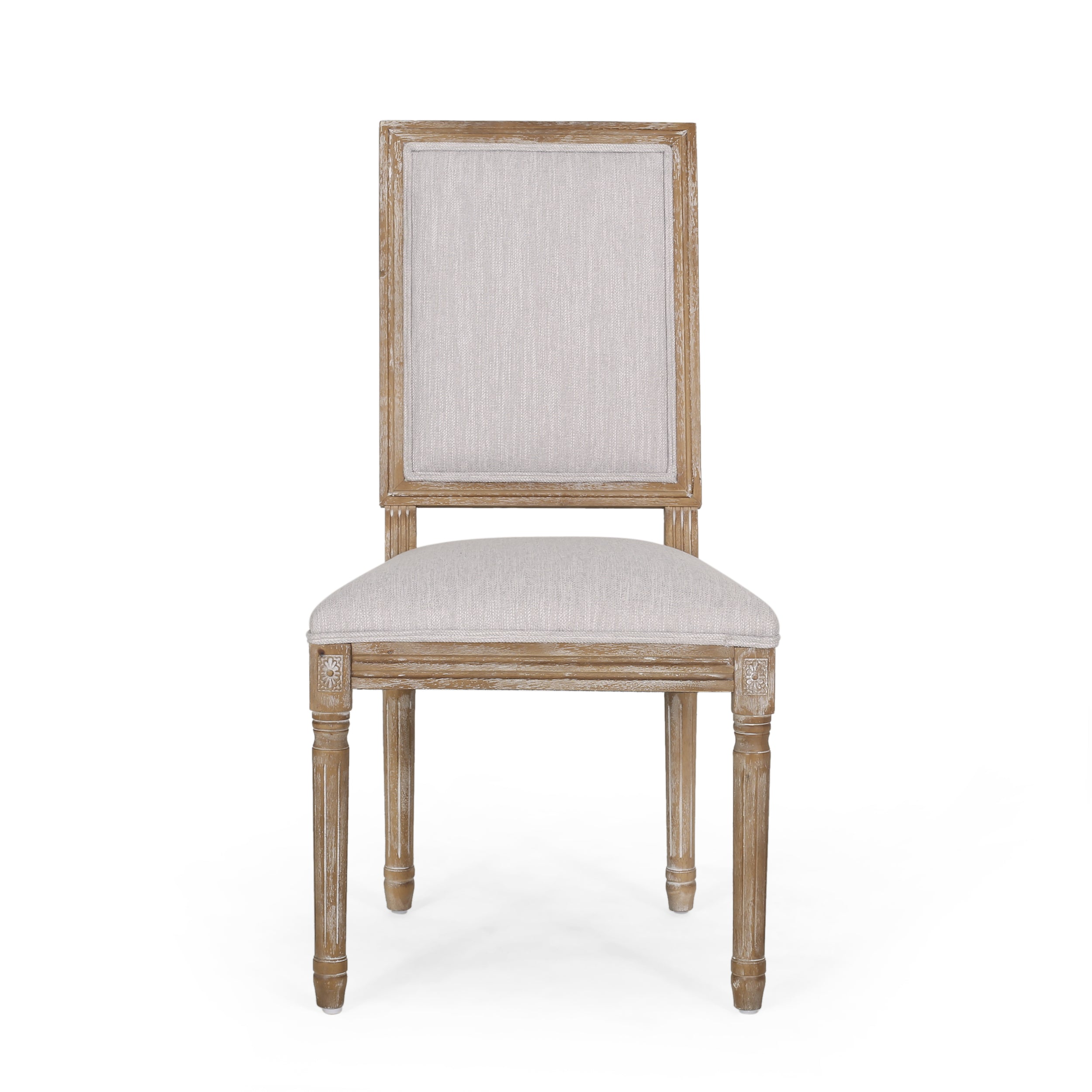 Modern Dining Chairs Set of 6 - Sturdy Wooden Kitchen Chairs with Padded Seats - Perfect for Dining Room, Kitchen, Breakfast Nook & Home Decor