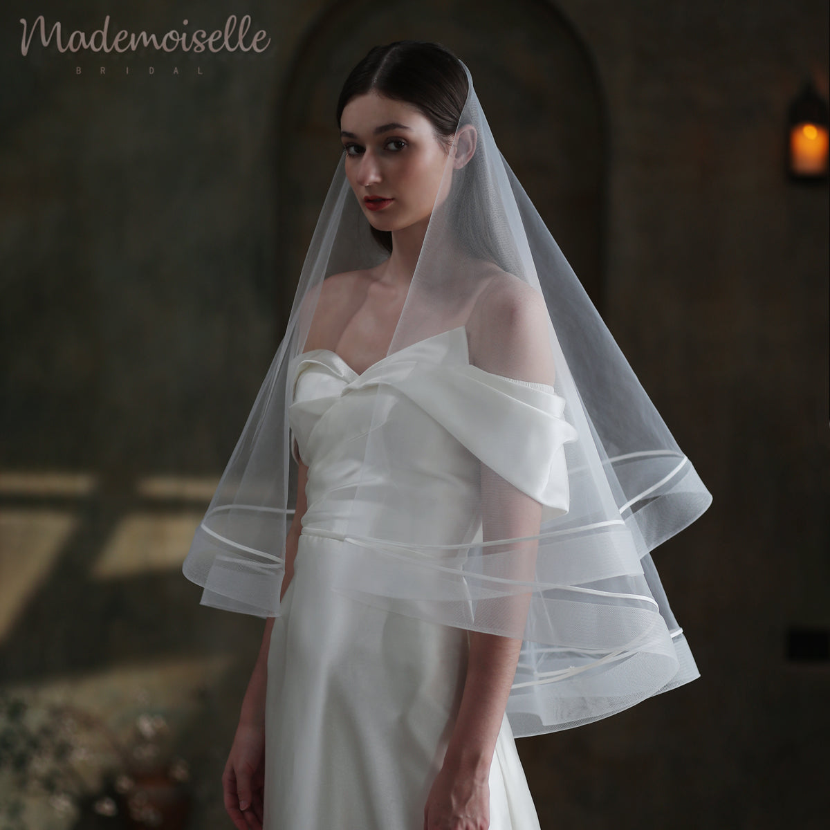 Enya Veil - Elegant Wedding Veil for Brides | Perfect for Ceremonies, Photos & Special Occasions