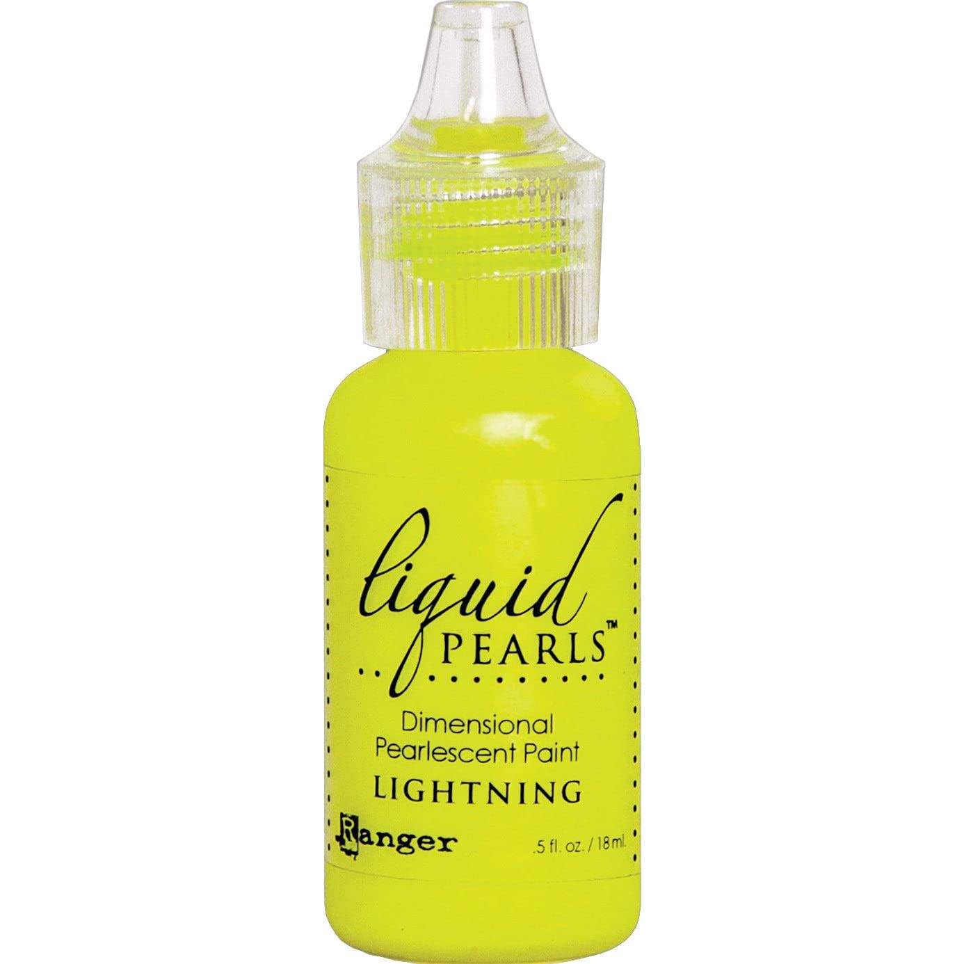 Ranger Lightning Liquid Pearls - 0.5 oz Metallic Paint for DIY Crafts, Scrapbooking & Card Making - Premium Liquid Pearls for Creative Projects