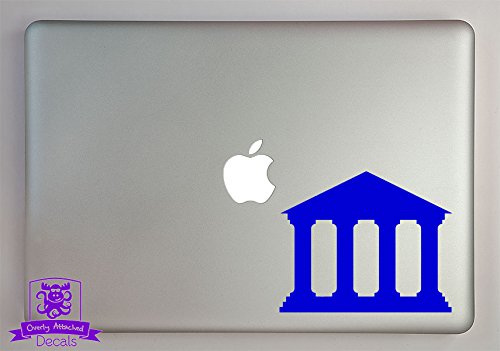 Blue Courthouse Vinyl Decal for 15