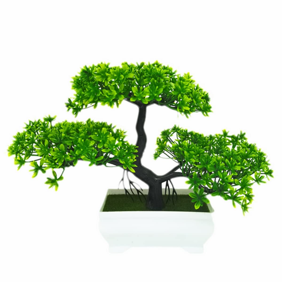 180mm Artificial Bonsai Tree in Pot - Realistic Fake Plant for Home Office Desk Decor | Perfect for Living Room, Bedroom, Workspace & Gift Giving