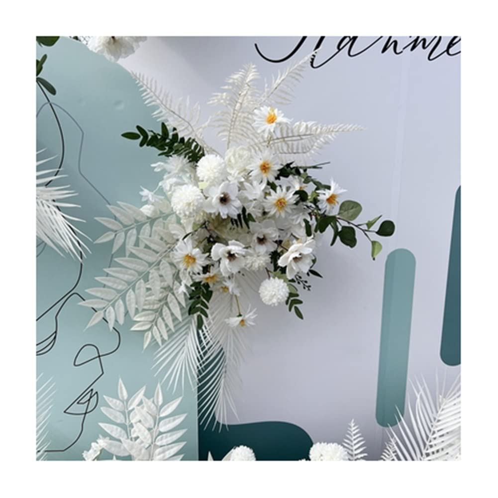 Artificial Wedding Arch Flowers - Fake Vine Garland Plants for Ceremony, Home, Garden & Party Decorations (Size E) - Perfect for Wedding Aisle, Backdrop, and Outdoor Event Decor