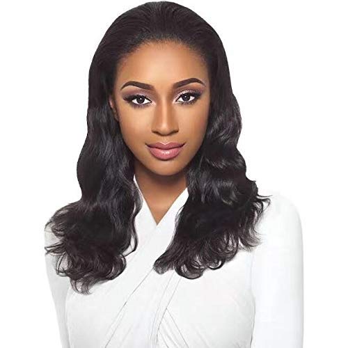 Urbeauty 22 Inch Body Wave Human Hair Half Wig for Black Women - 10A Quality Clip-In Half Wig with No Lace Frontal | Perfect for Daily Wear, Parties & Special Occasions