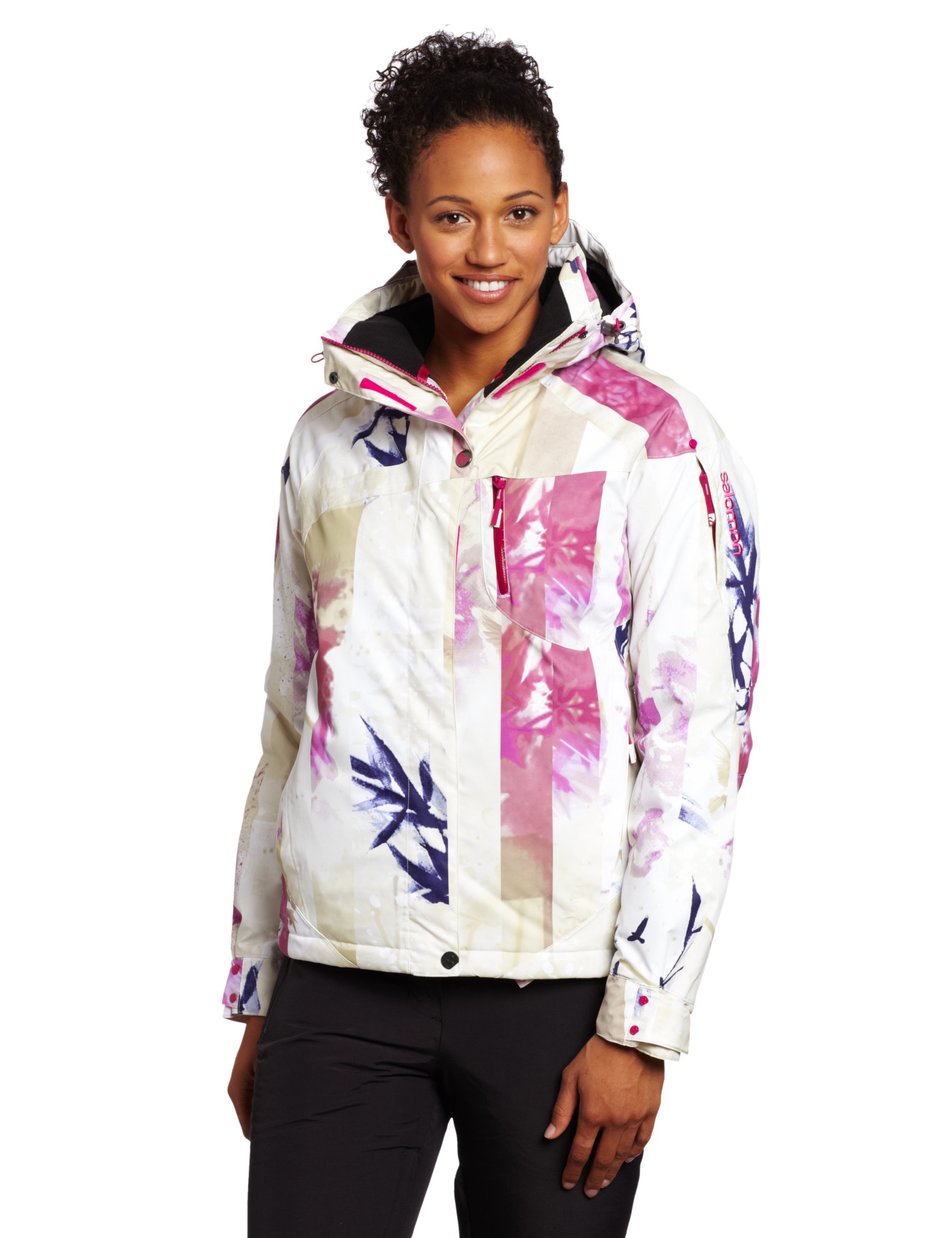 Salomon Women's Waterproof Hiking Jacket - Lightweight Windproof Raincoat for Outdoor Adventures, Trail Running & Camping
