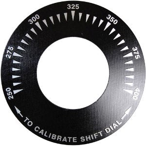 Miraclean Grill Dial Plate - Black (250-400 NRE #055941) - Perfect for Outdoor BBQ, Camping & Backyard Cooking