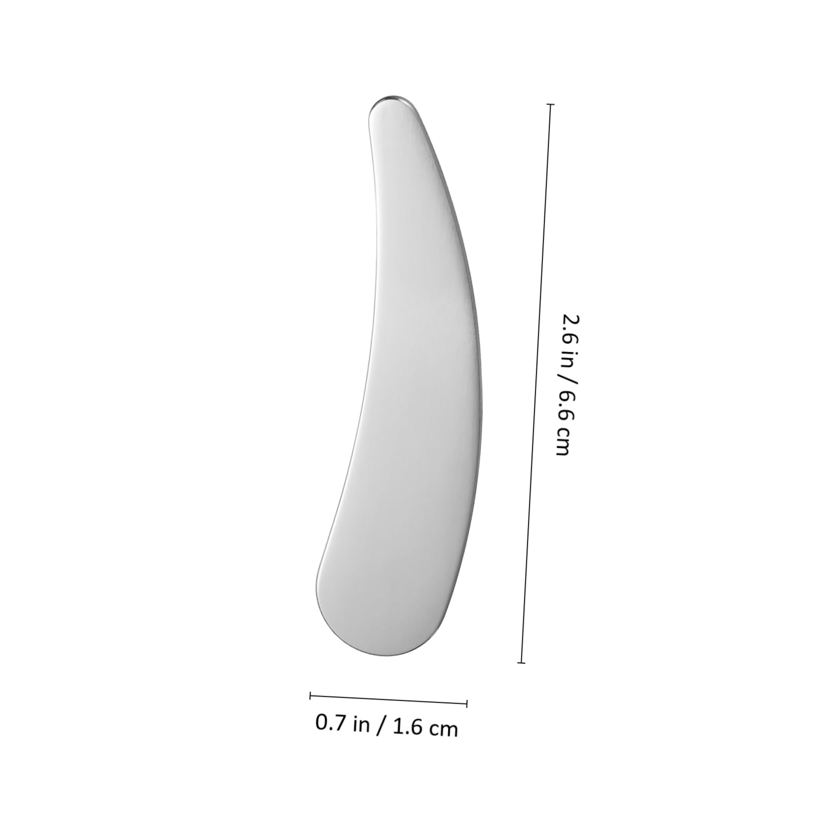 Didiseaon 2-Pack Stainless Steel Mini Cosmetic Spatulas - Face Cream & Makeup Scoop Applicator Tools for Estheticians & DIY Skincare - Perfect for Jars, Bottles & Travel Kits