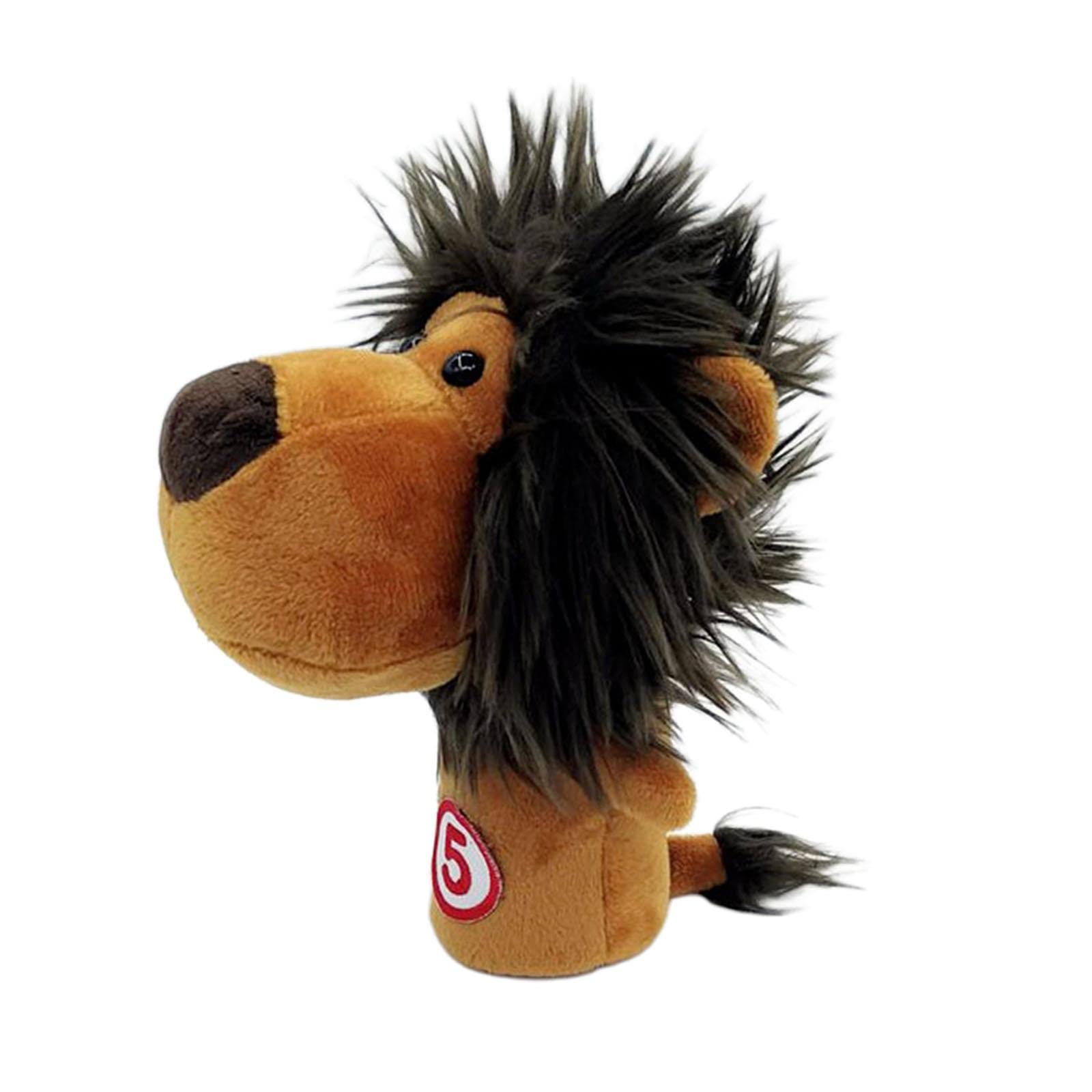 Simhoa Novelty Plush Iron Headcover for Golf Wedges - Printed Number Tag Recognition | Durable Club Protection for Driving Range & Course Play