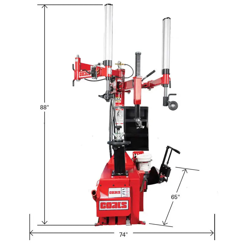 80C Air Center Clamp Tire Changer Machine - Heavy Duty Pneumatic Wheel Changer for Auto Repair Shops & Tire Service Centers - Perfect for Car, Truck & Motorcycle Tires