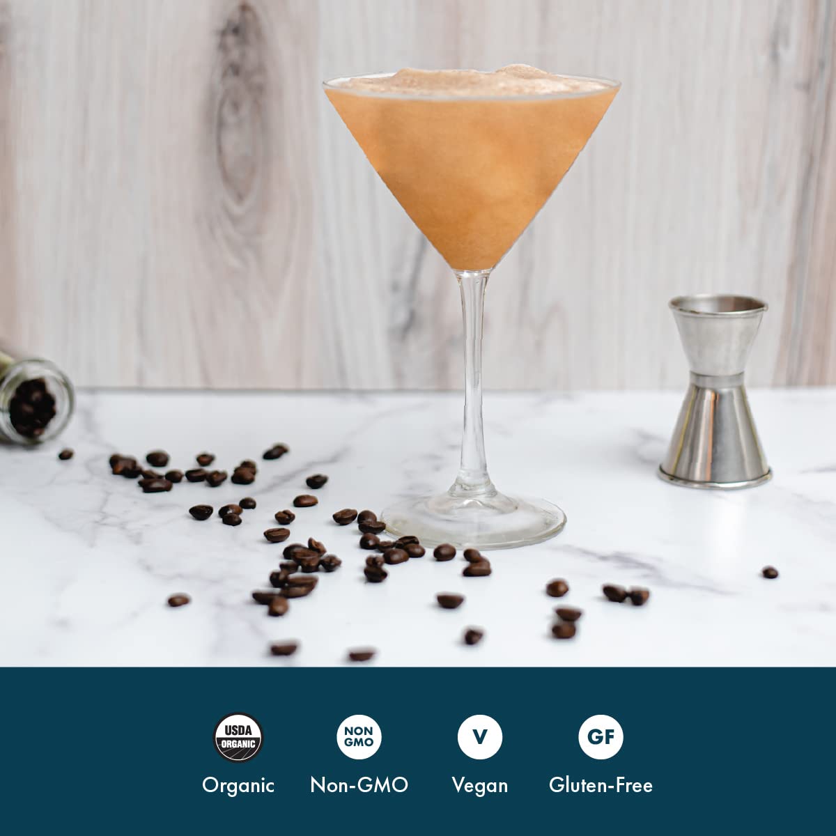 Kelvin Slush Co. Organic Frozen Cocktail & Slush Mix - Award-Winning Slush Machine & Blender Mix for Bars, Restaurants & Home Use - Perfect for Coffee Shops, Parties & Summer Refreshments