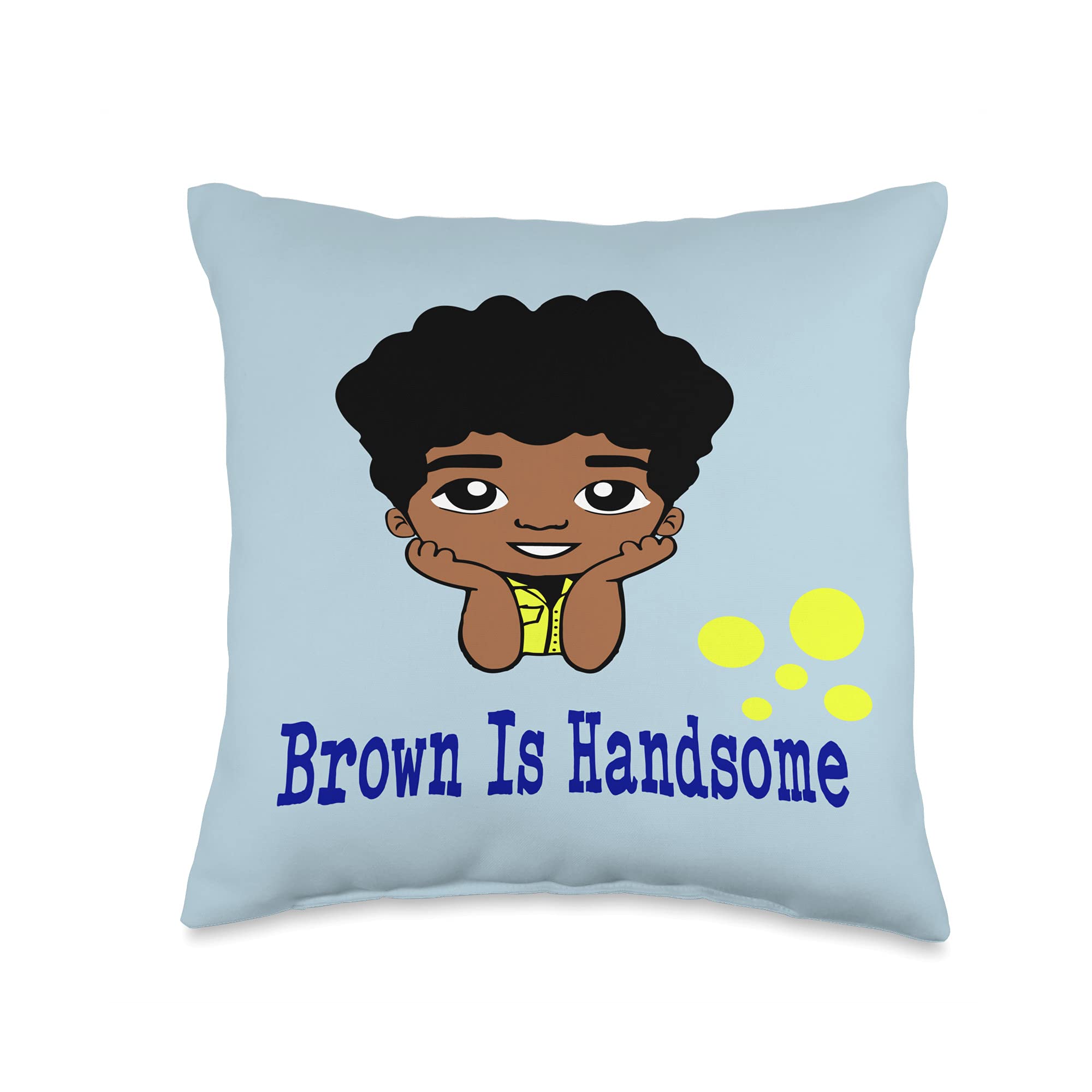 Stylish Black & Brown Boys Throw Pillows - Cute Kids Room Decor for Bedroom, Nursery & Playroom - Soft Accent Pillows for Boys' Bedding & Home Decor